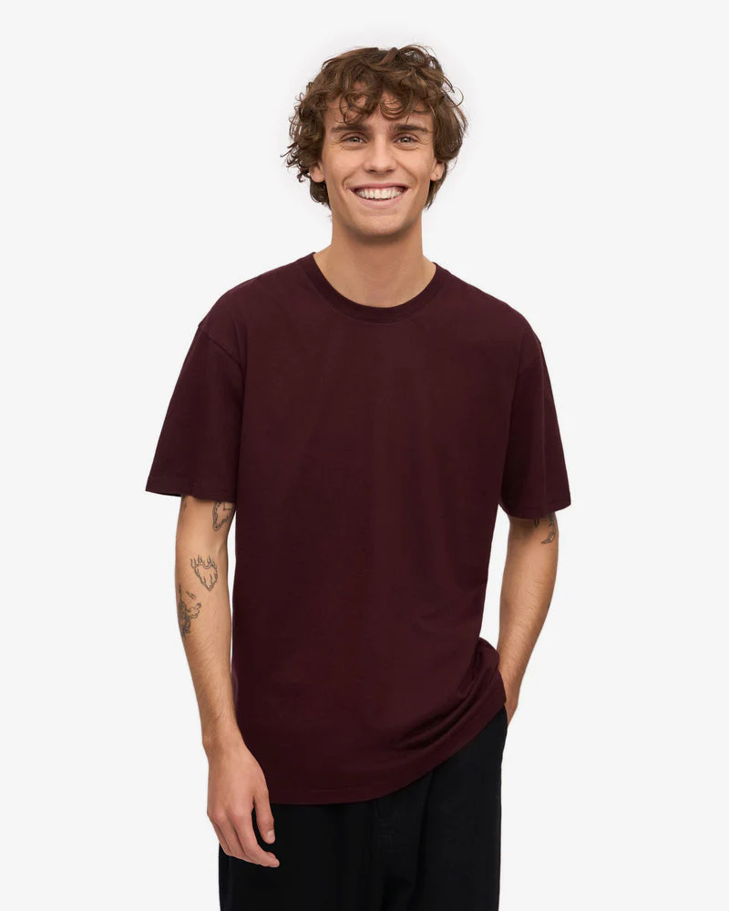 Colorful Standard Classic Organic T-Shirt - Oxblood Red - Image 3