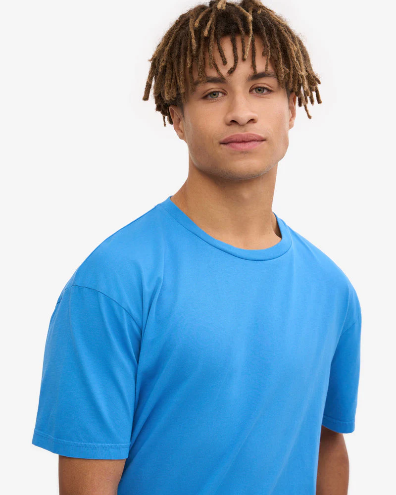 Colorful Standard Classic Organic T-Shirt - Pacific Blue - Image 4