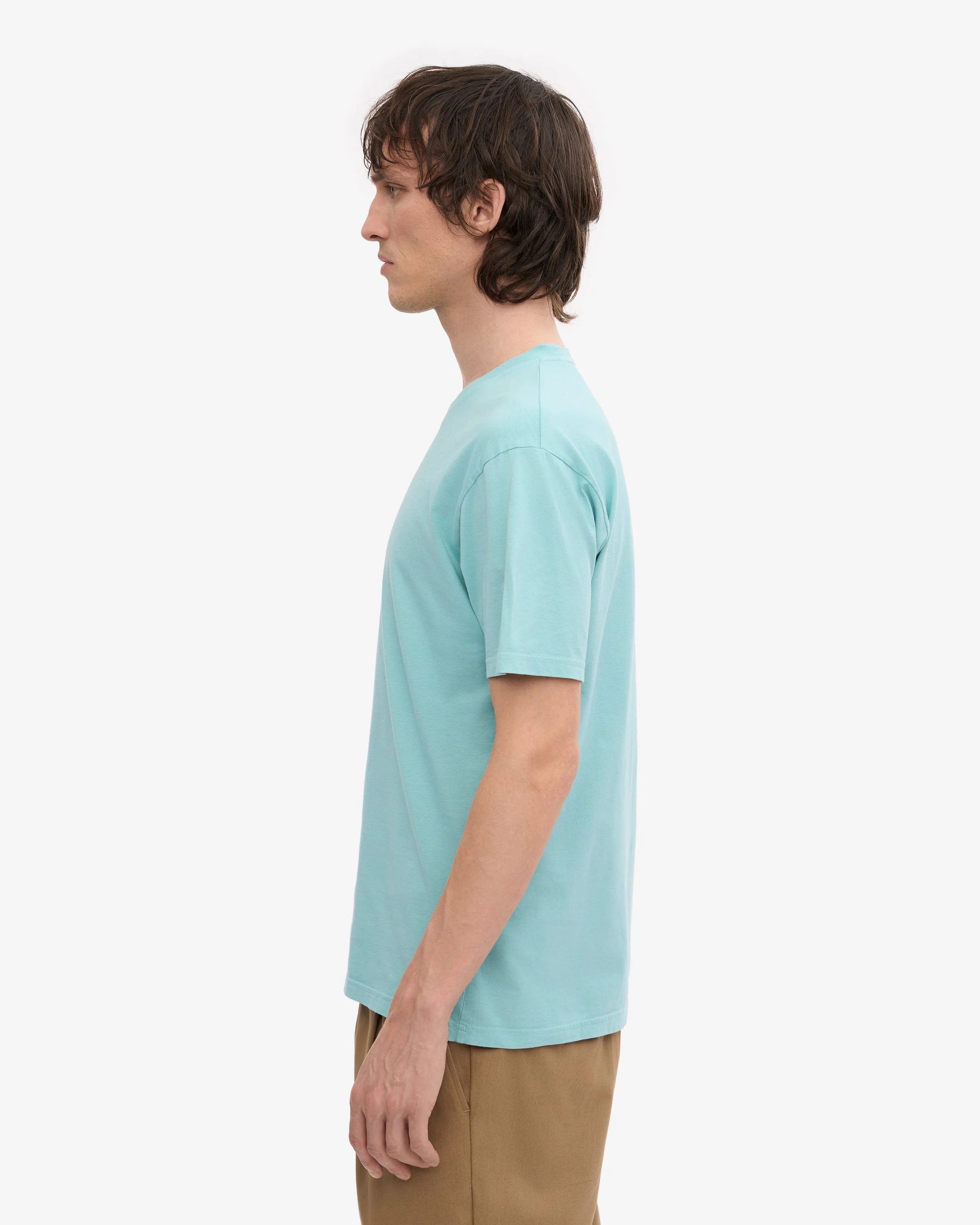 Colorful Standard Classic Organic T-Shirt - Teal Blue - Image 2