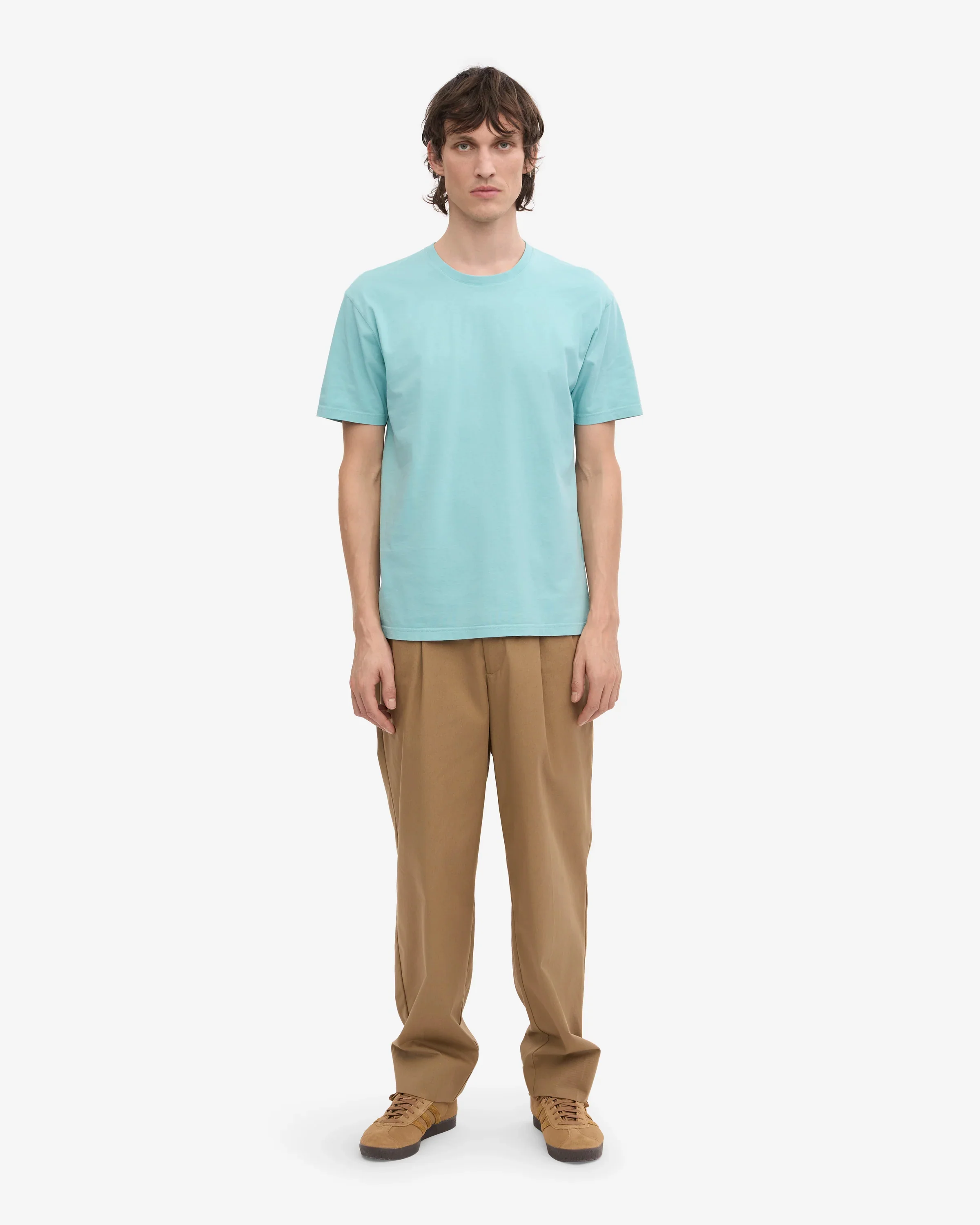 Colorful Standard Classic Organic T-Shirt - Teal Blue - Image 4