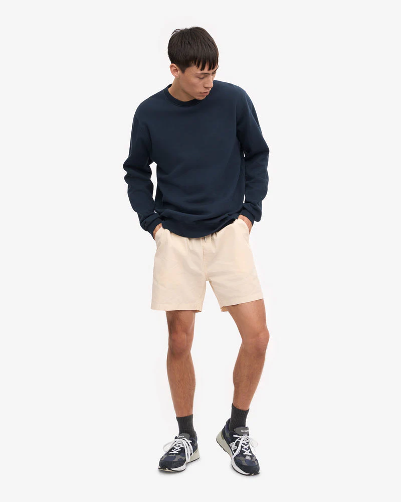 Colorful Standard Mens Classic Organic Crew Neck Sweatshirt - Navy Blue - Image 2