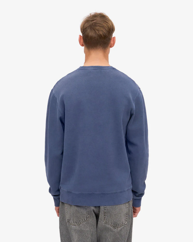 Colorful Standard Mens Classic Organic Crew Neck Sweatshirt - Neptune Blue - Image 4