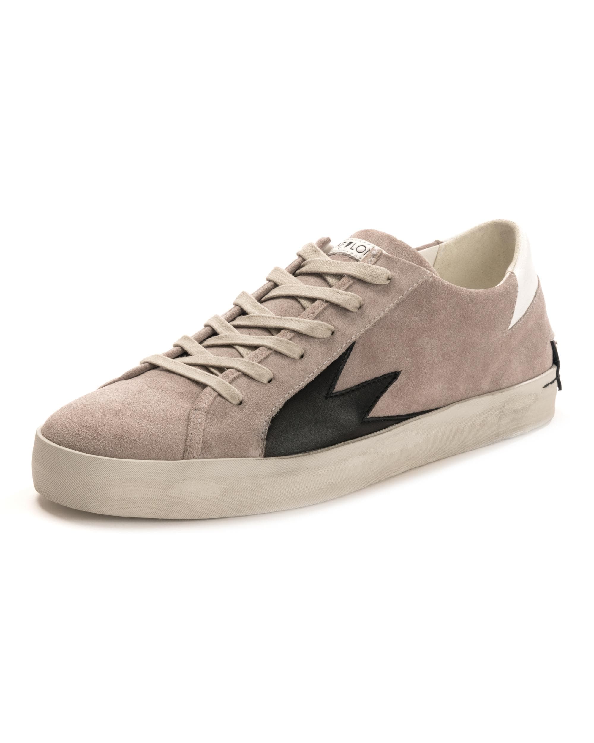 Crime London Storm Explosion Mens Trainer - Suede Grey
