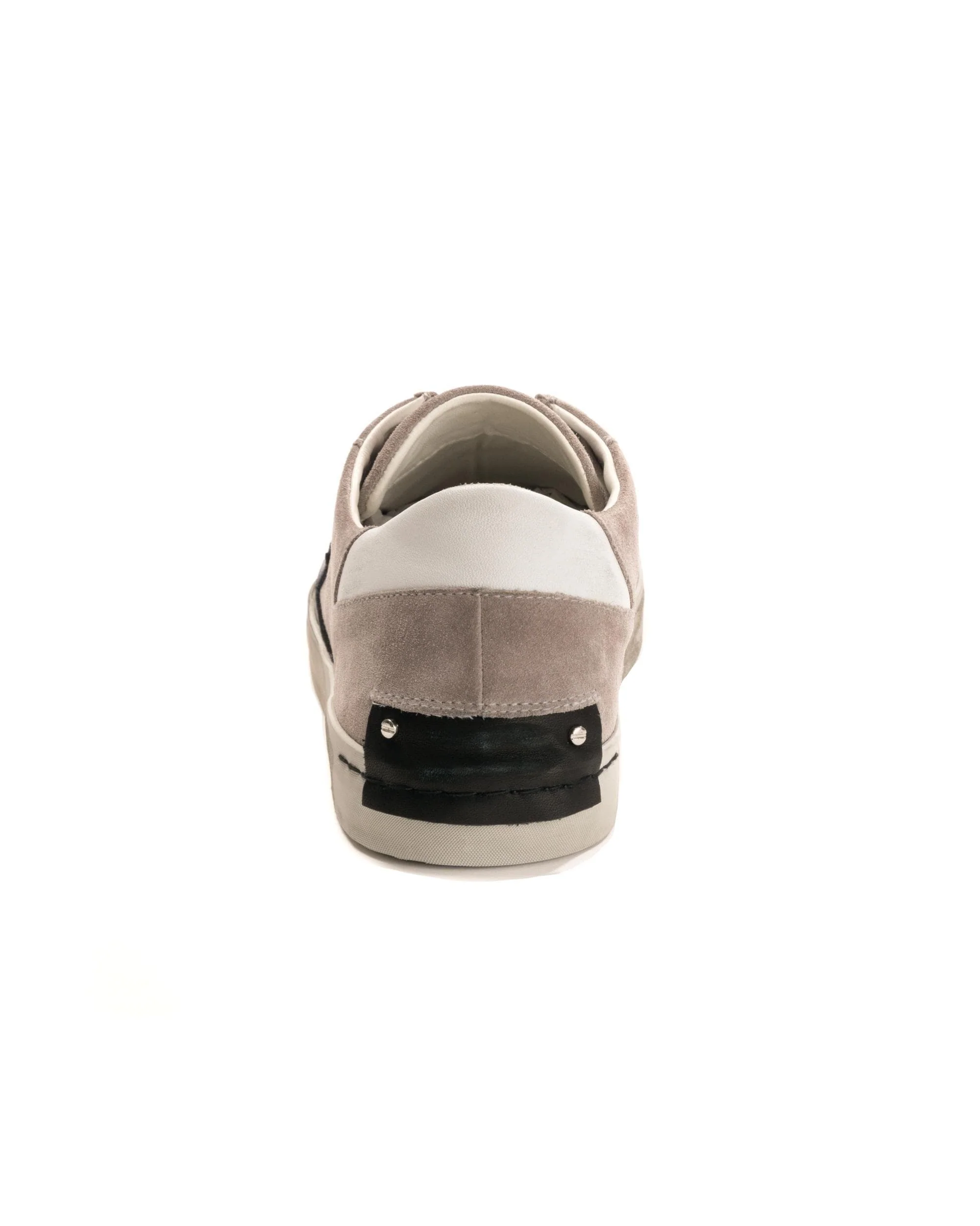 Crime London Storm Explosion Mens Trainer - Suede Grey - Image 3