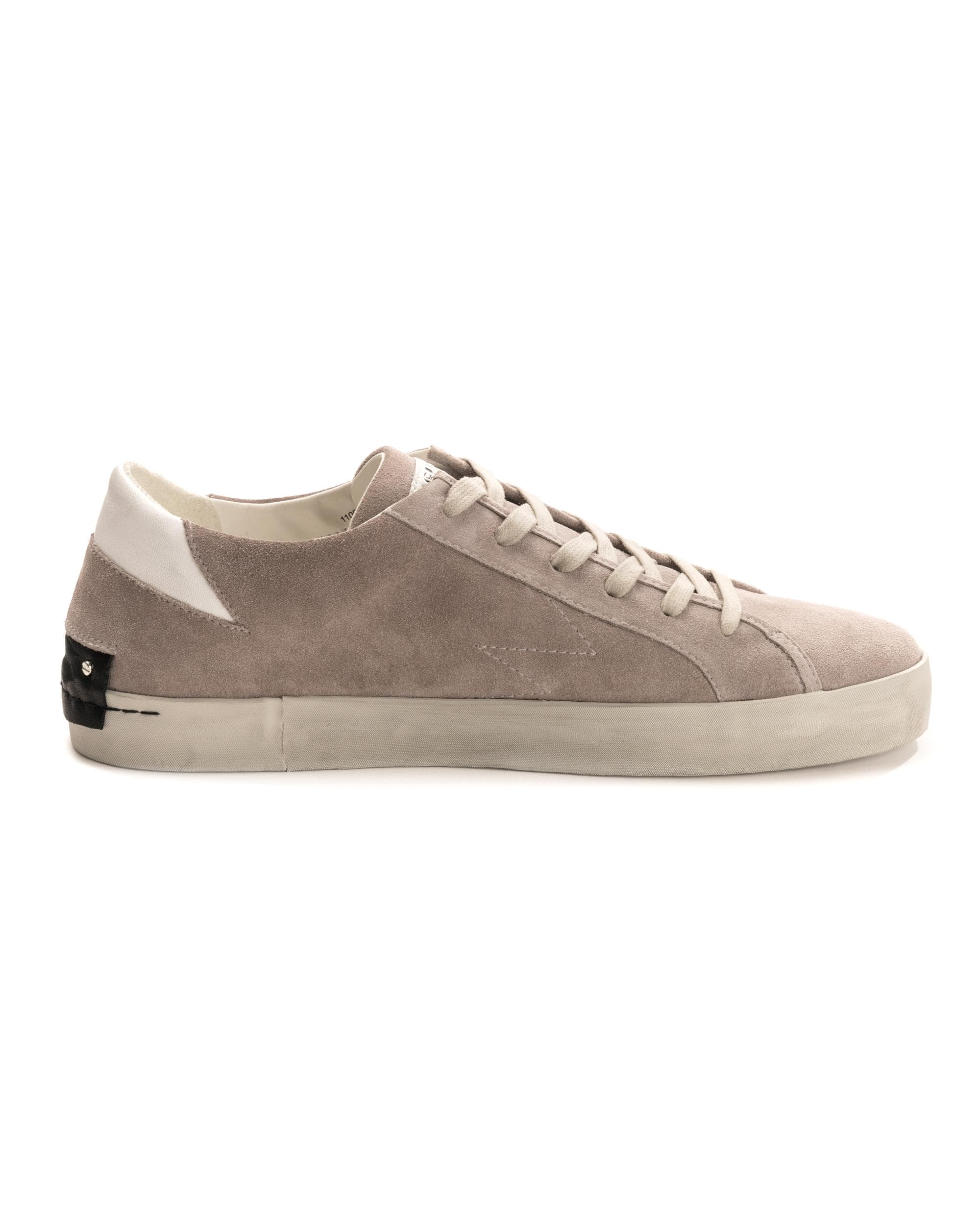 Crime London Storm Explosion Mens Trainer - Suede Grey - Image 4
