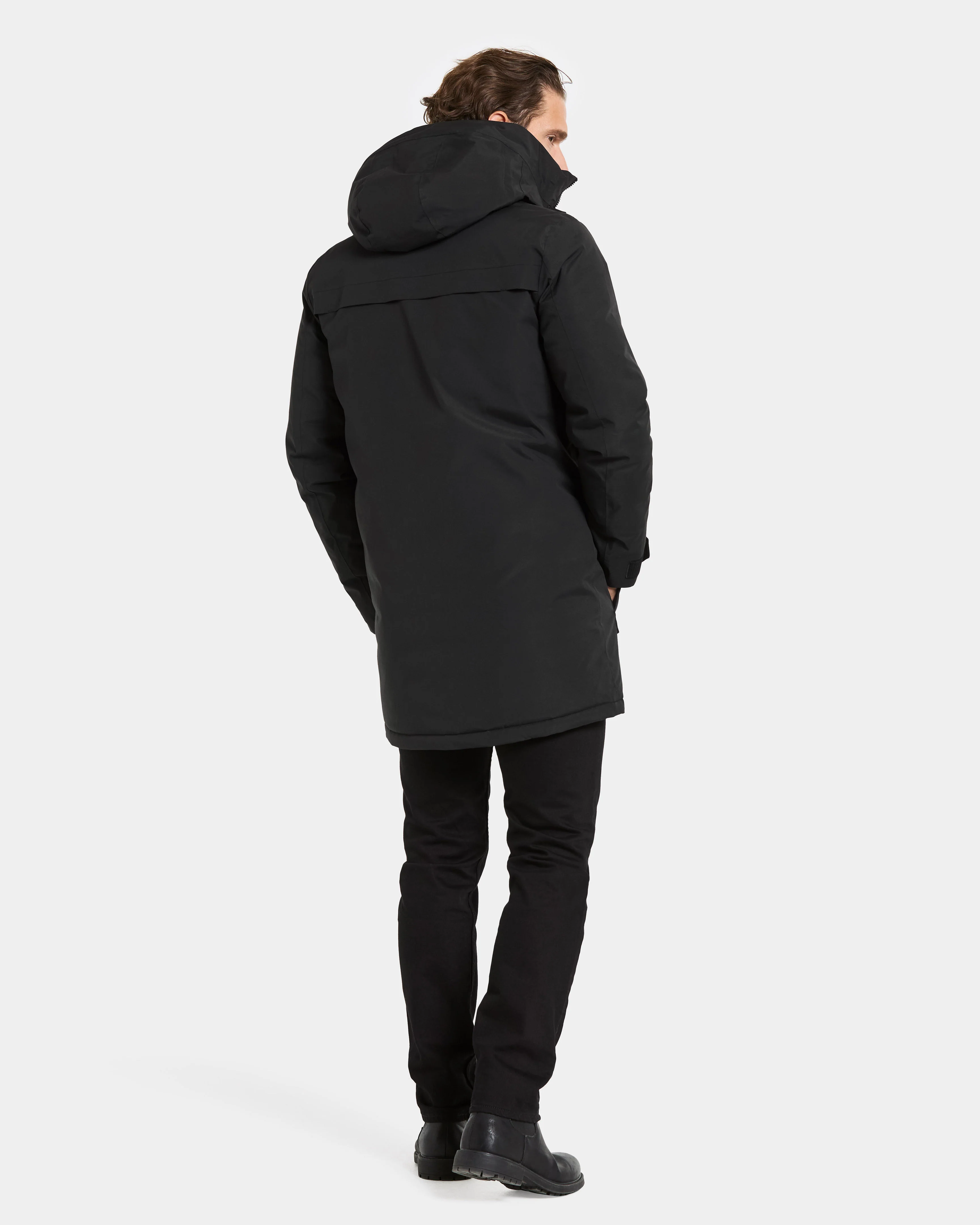 Didriksons Aiden Mens Parka - Black 060 - Image 2