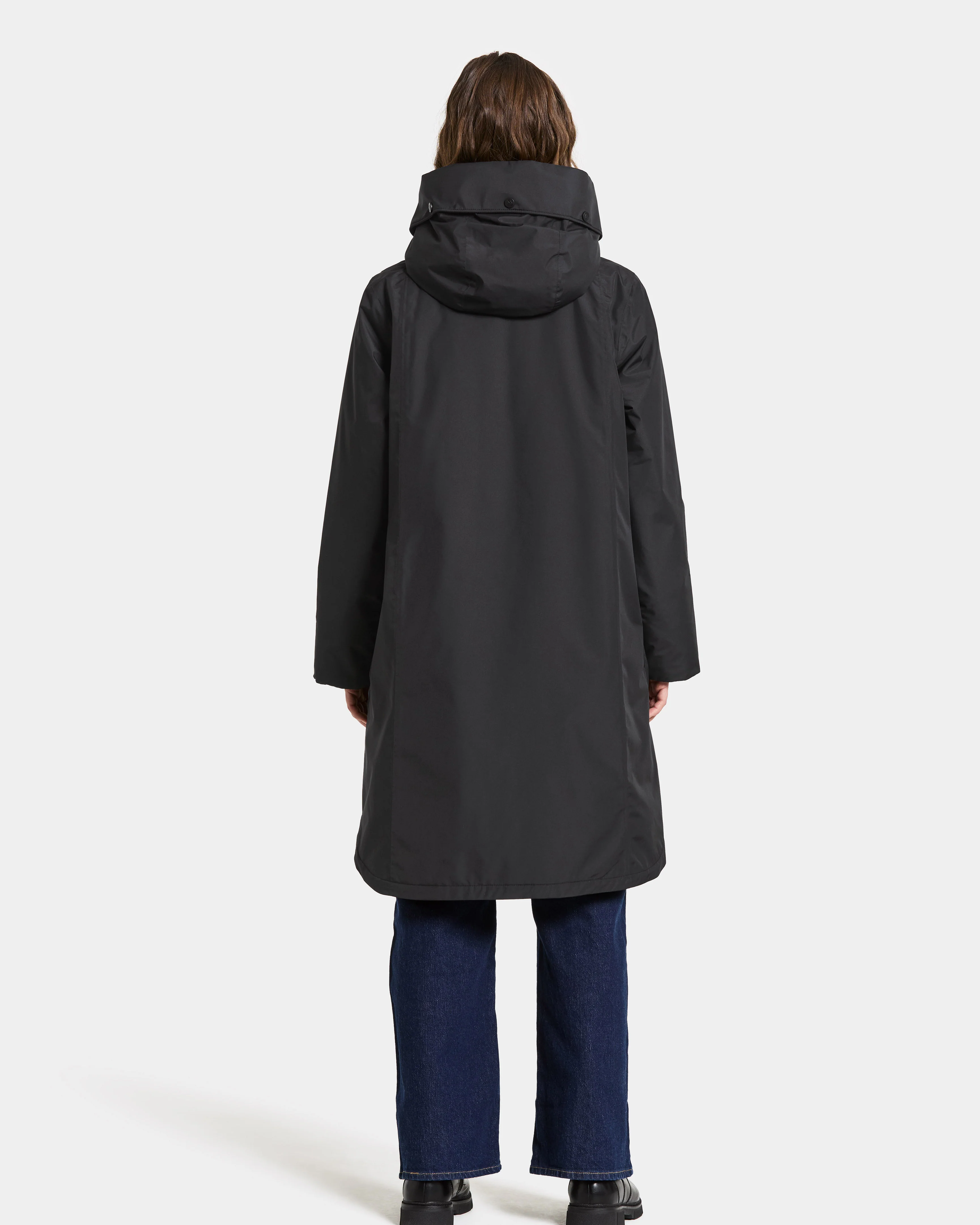 Didriksons Aiko 2 Womens Parka - Black 060 - Image 5