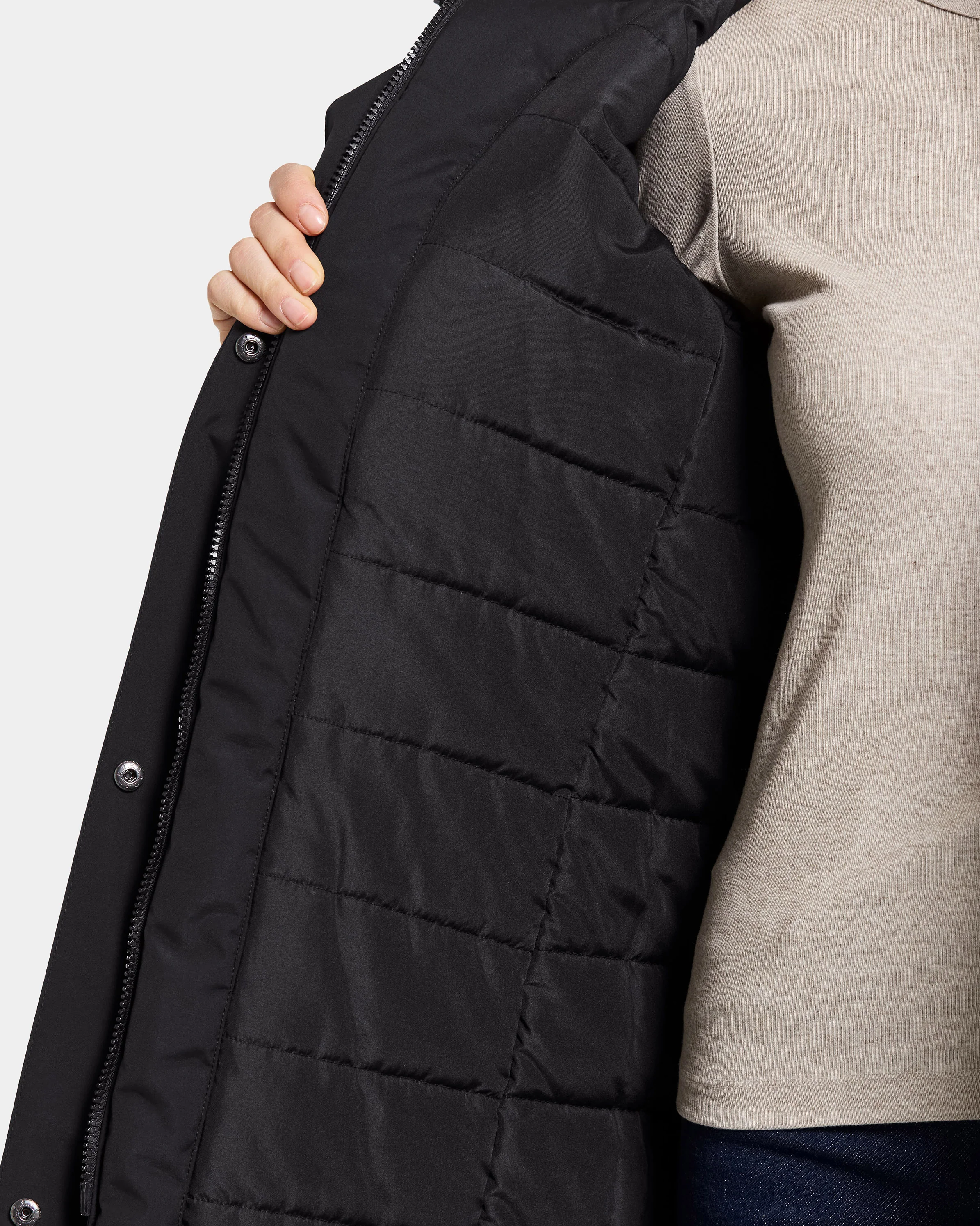 Didriksons Erna Womens Parka - Black 060 - Image 3