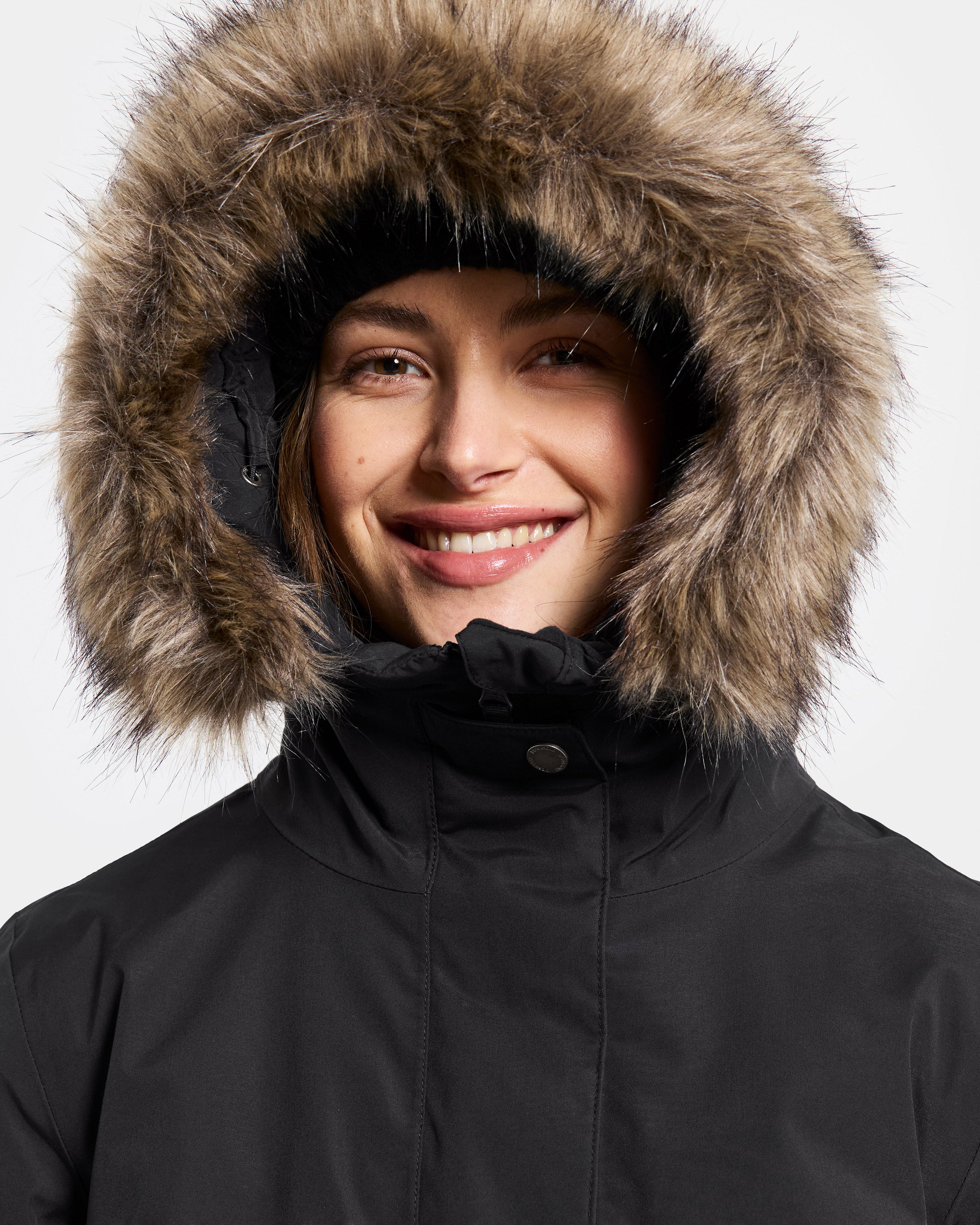 Didriksons Erna Womens Parka - Black 060 - Image 6