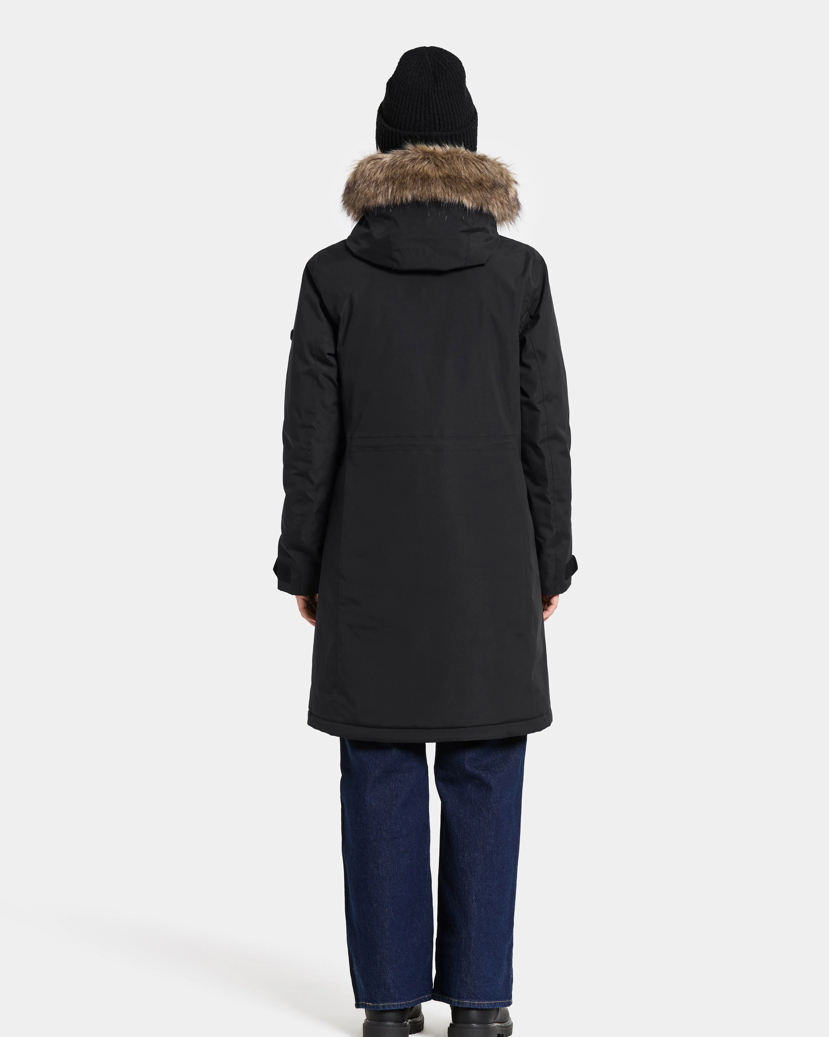 Didriksons Erna Womens Parka - Black 060 - Image 8