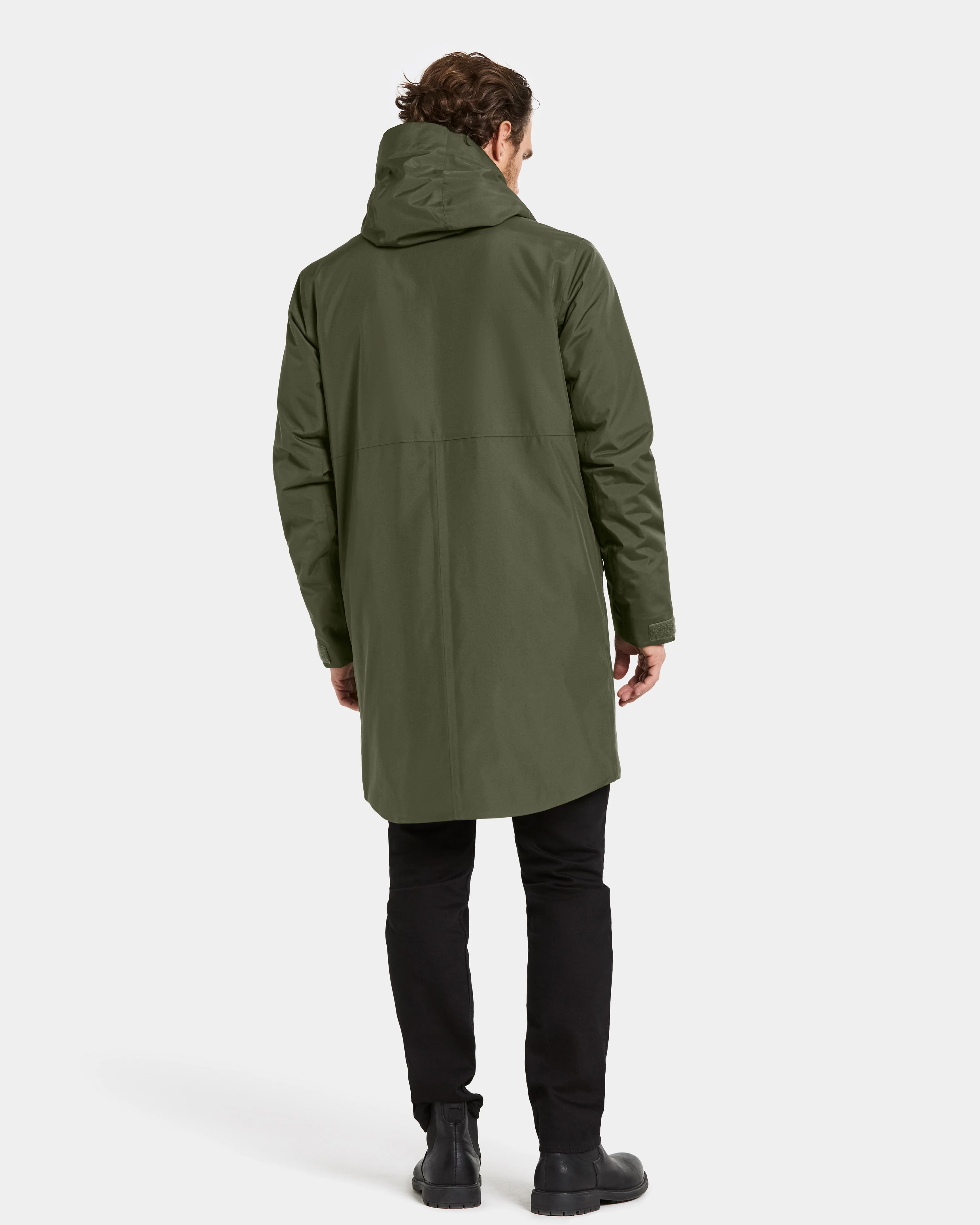 Didriksons Kenny 8 Unisex Parka - Deep Green 300 - Image 3