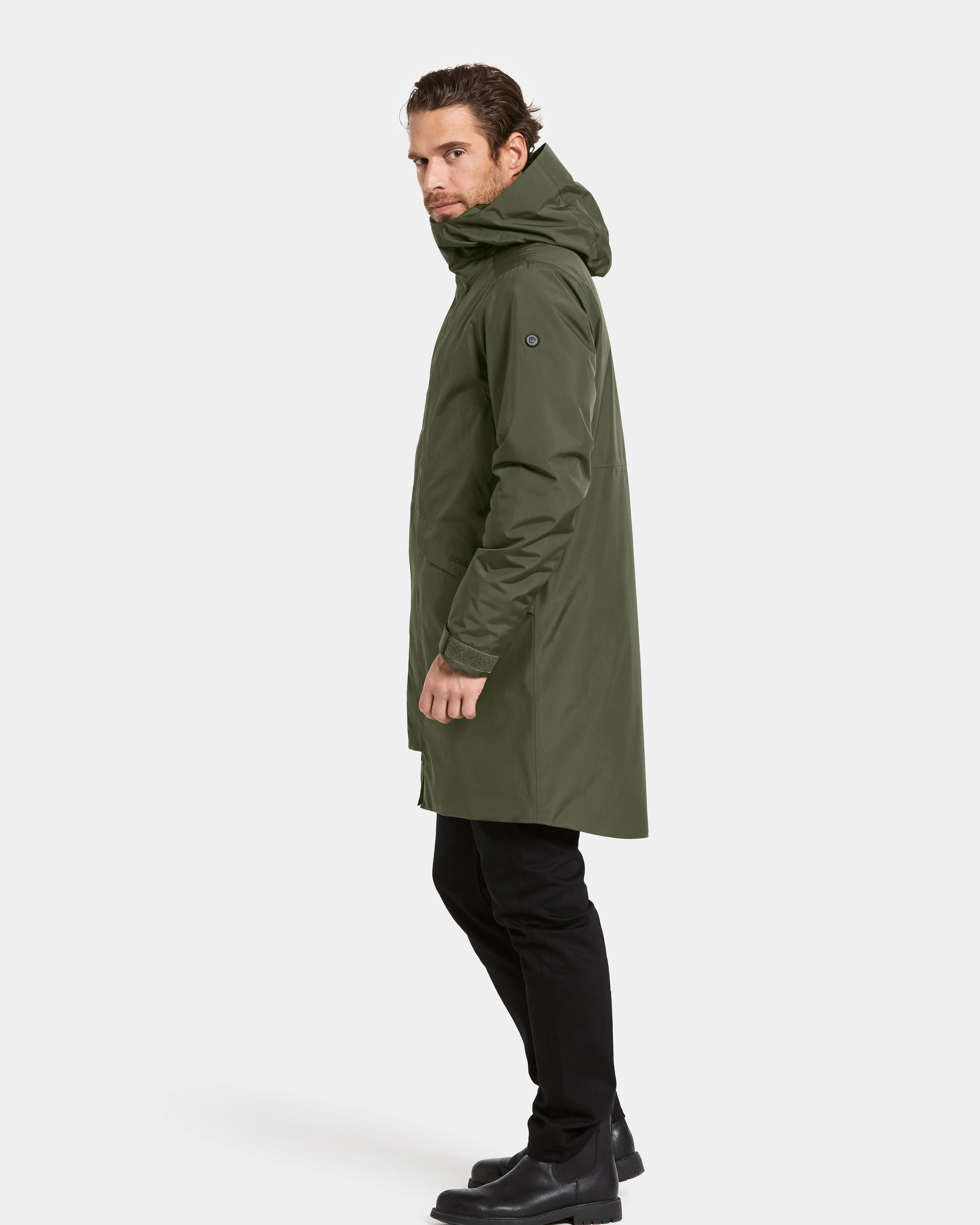 Didriksons Kenny 8 Unisex Parka - Deep Green 300 - Image 4