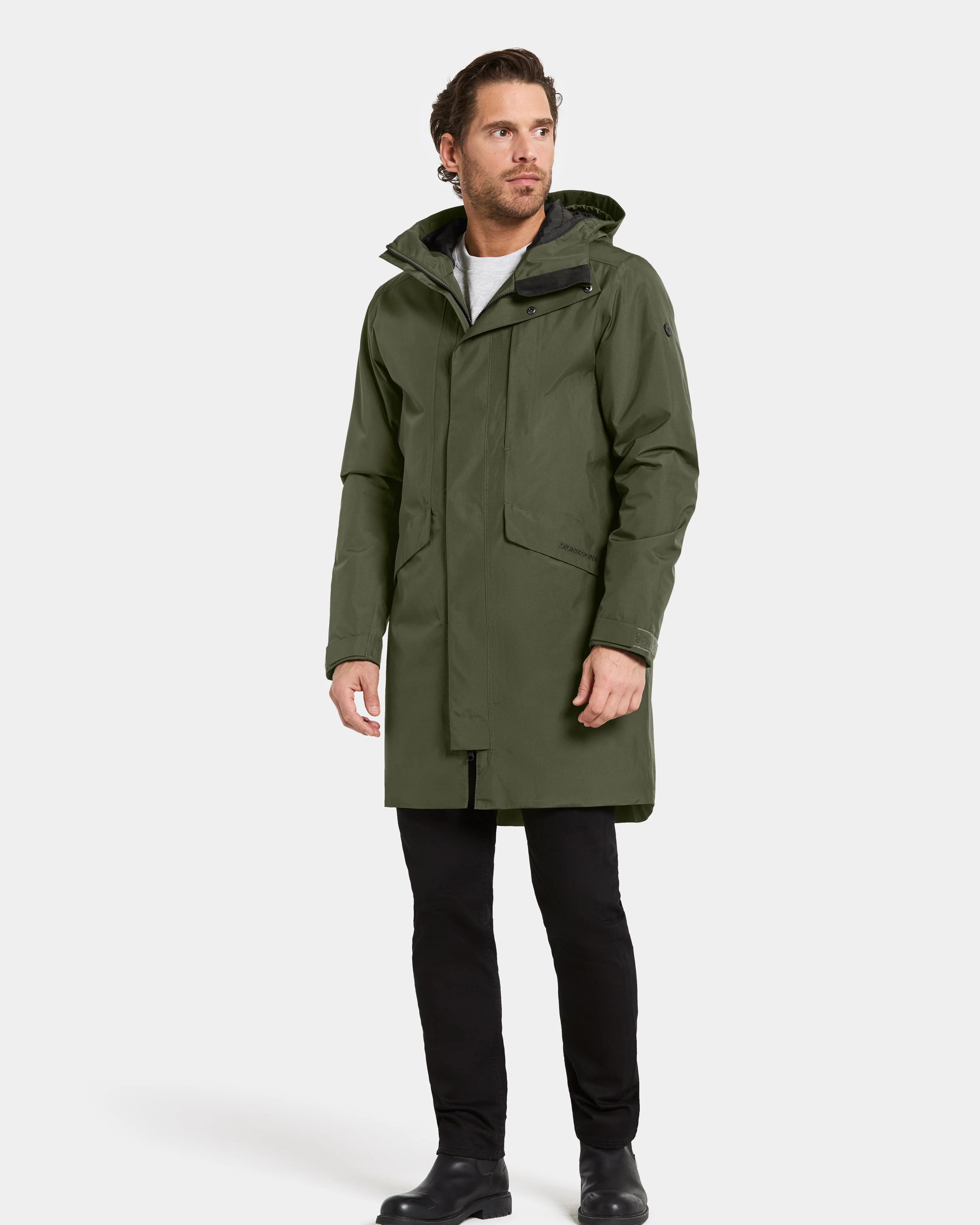 Didriksons Kenny 8 Unisex Parka - Deep Green 300 - Image 5