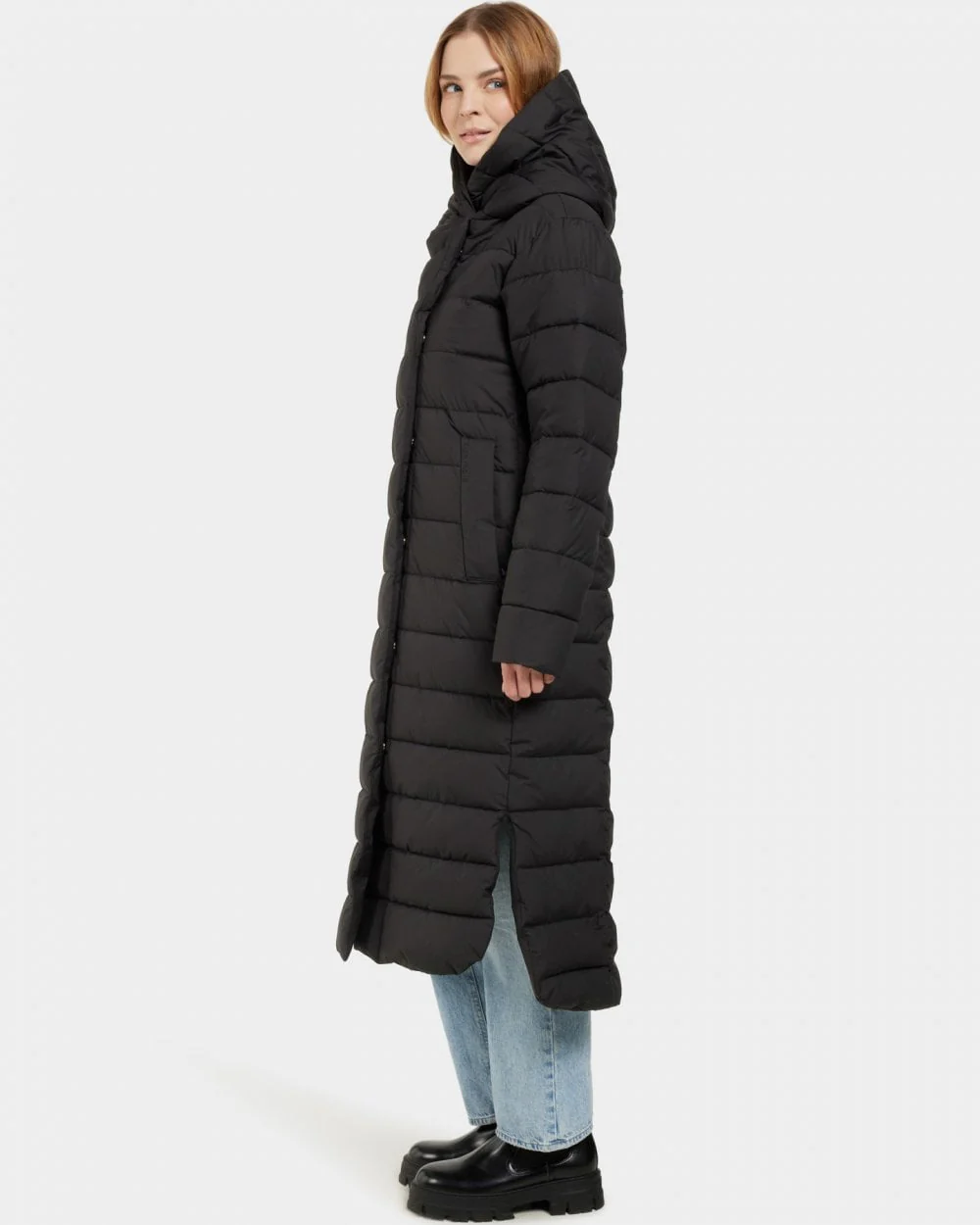 Didriksons Stella 5 Womens Long Puffer Parka - Image 3