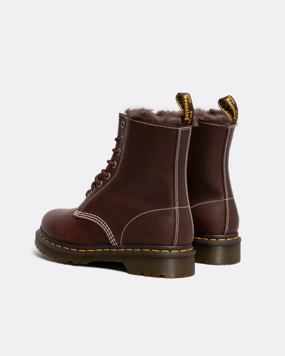 Dr Martens 1460 Serena Pull Up Womens Faux Fur Lined Boots - Image 4