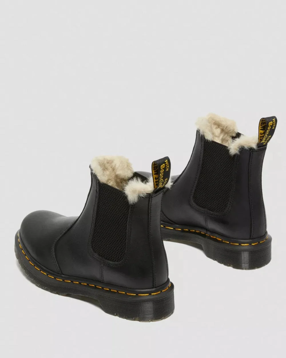 Dr Martens Leonore Wyoming Faux Fur Womens Chelsea Boot - Image 4