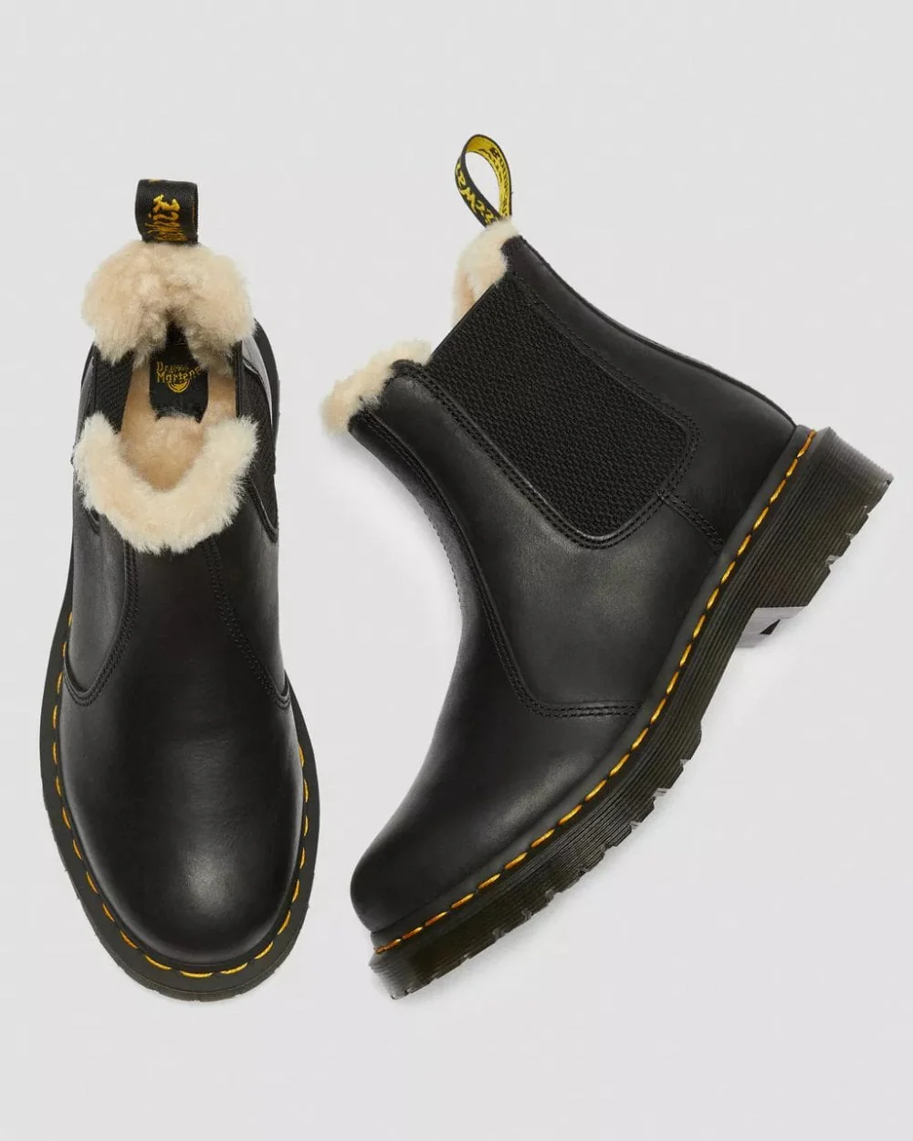 Dr Martens Leonore Wyoming Faux Fur Womens Chelsea Boot - Image 8