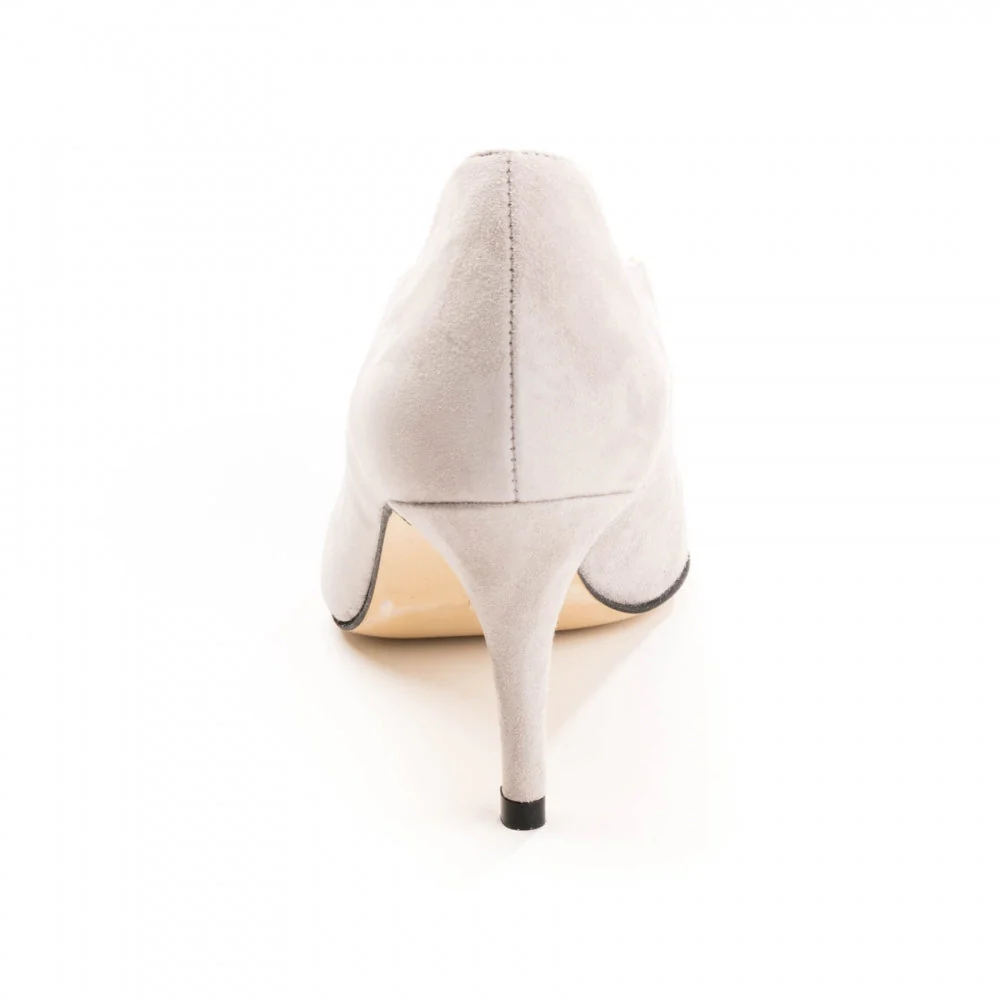 Elia B Dakota Womens Heeled Shoe - Grey - Image 4