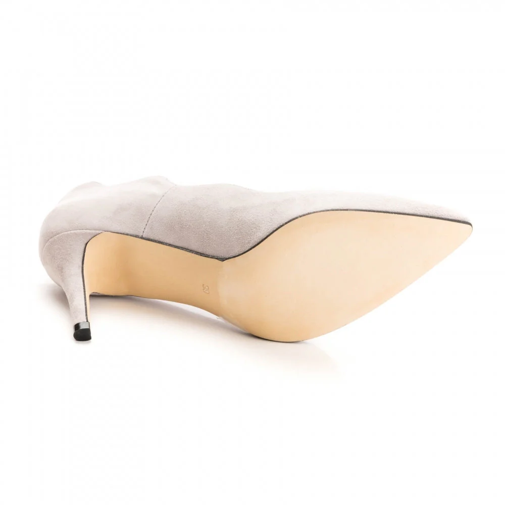 Elia B Dakota Womens Heeled Shoe - Grey - Image 6