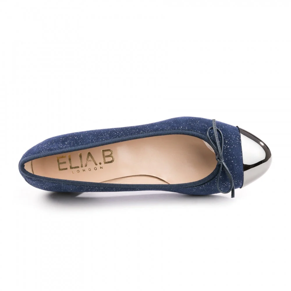 Elia B Golden Eye Womens Pumps - Bleu - Image 4