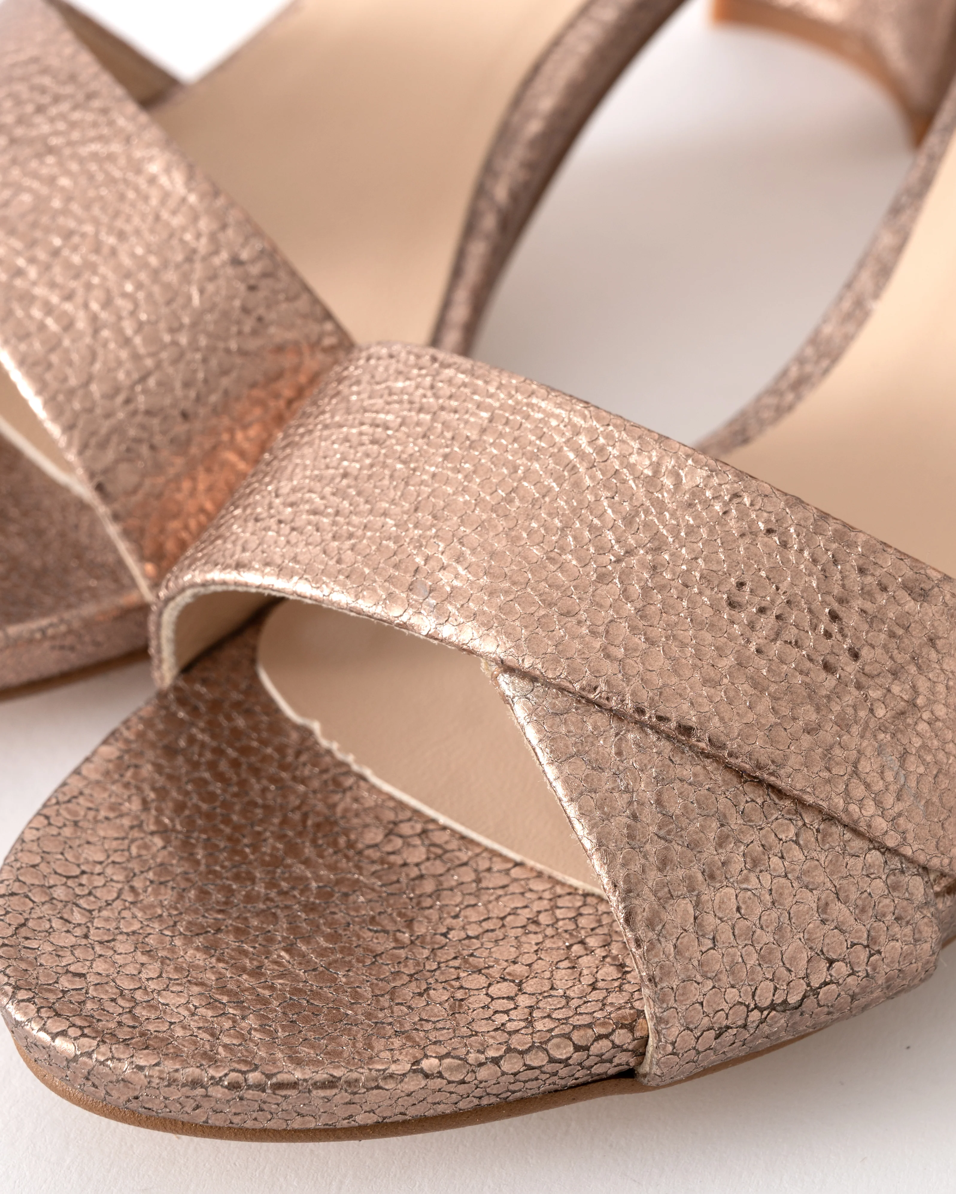 Elia B Hallie Womens Heeled Sandal - Maquillaje - Image 6