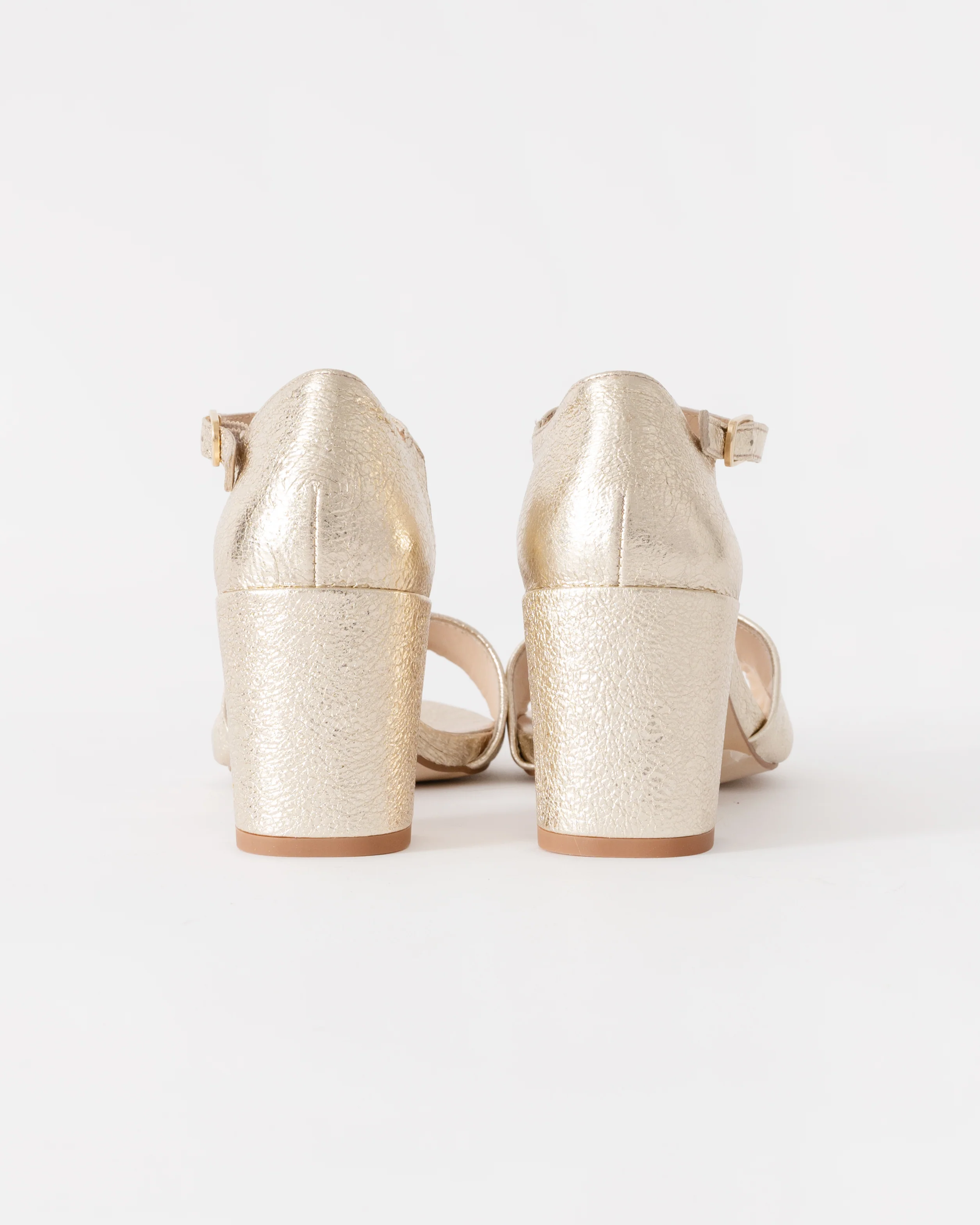 Elia B Hallie Womens Heeled Sandal - Platino - Image 3