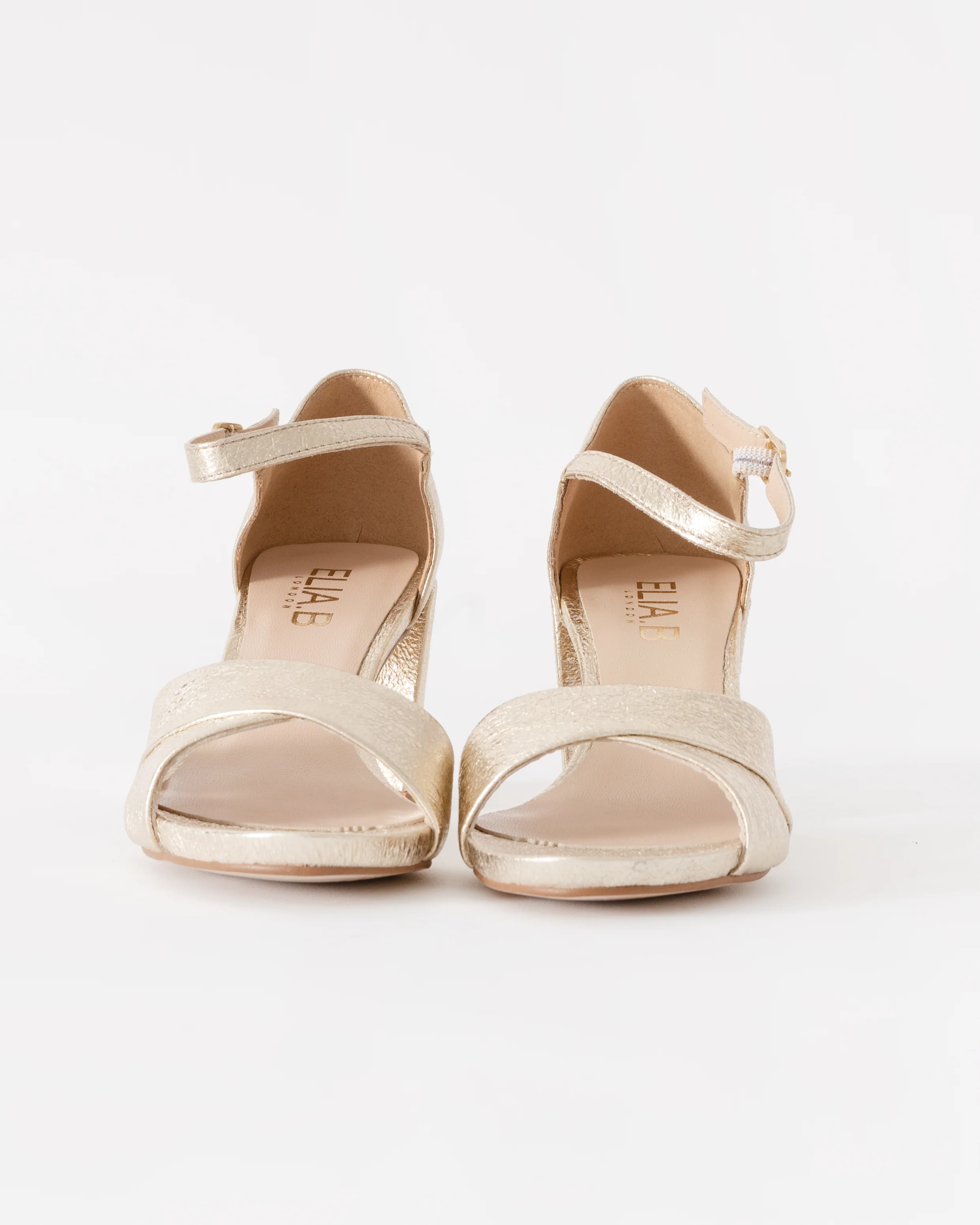 Elia B Hallie Womens Heeled Sandal - Platino - Image 4