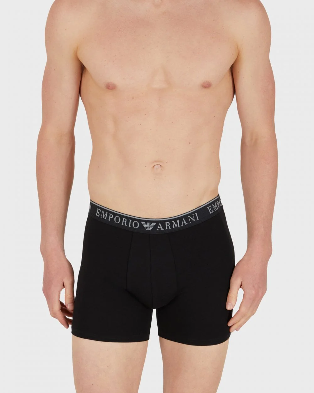 Emporio Armani Mens 2-Pack Logo Tape Midwaist Boxers - Image 5