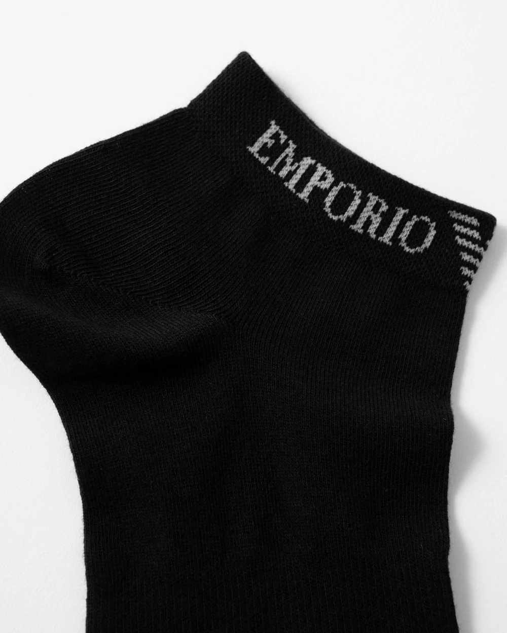 Emporio Armani Mens 3-Pack Knit Trainer Socks - Image 3