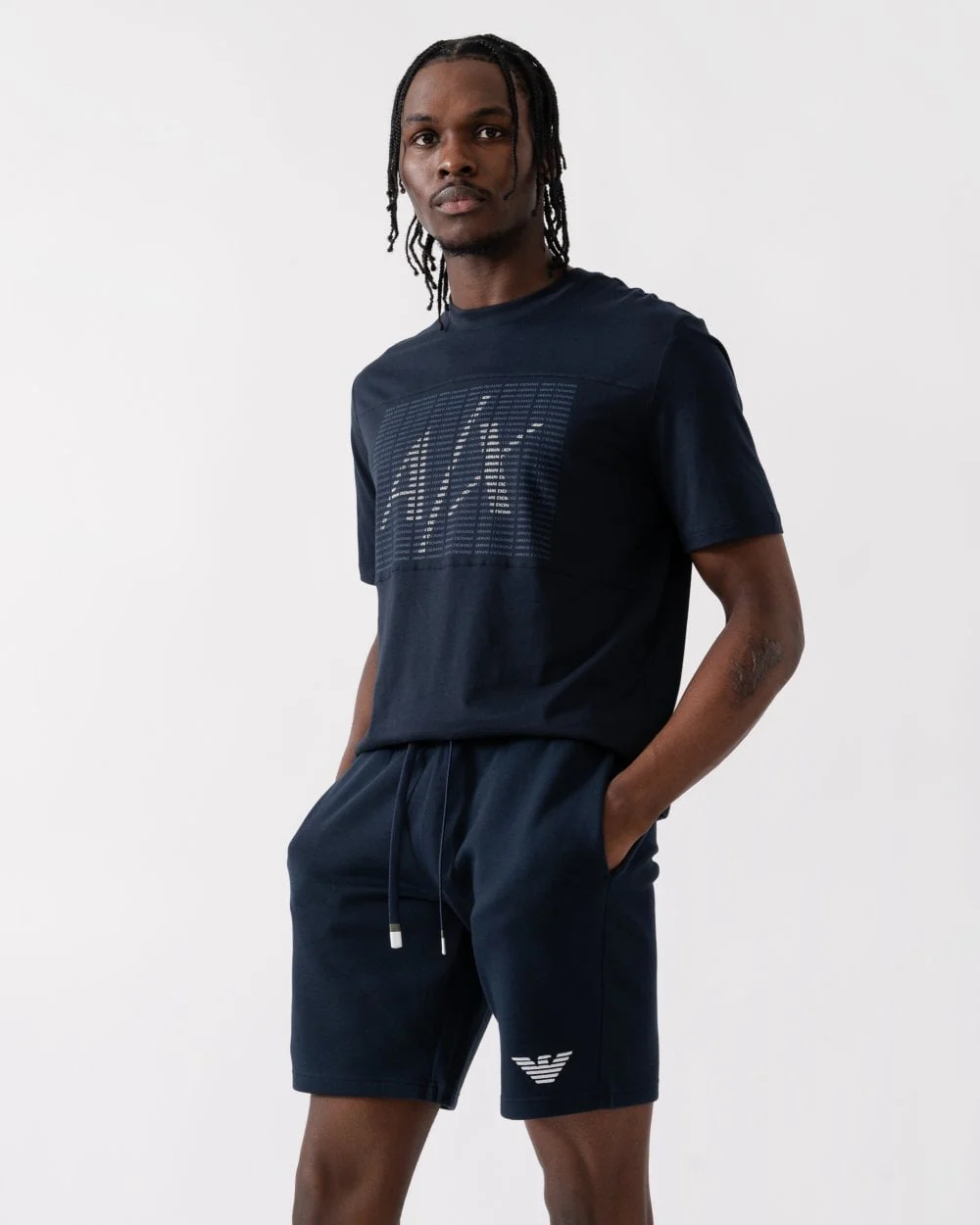 Emporio Armani Mens Bermuda Lounge Shorts - Image 3