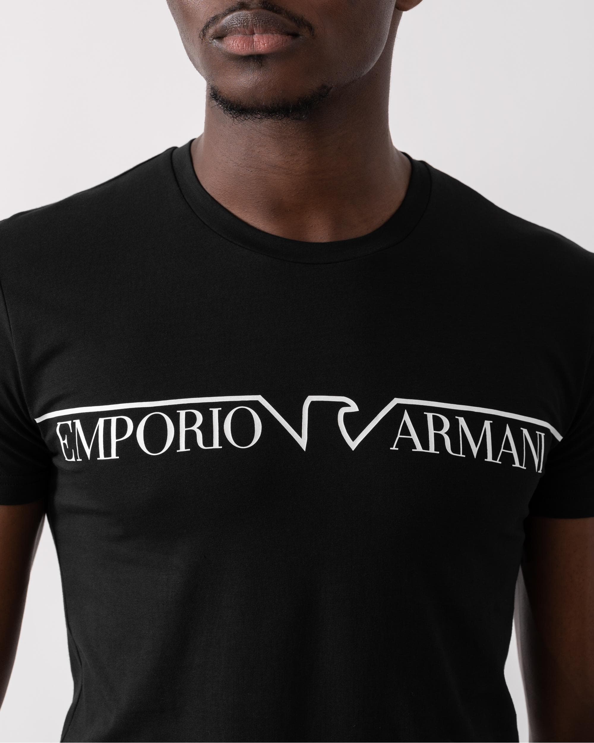 Emporio Armani Mens Crew Neck Loungewear T-Shirt 111035-4F516 - Image 2