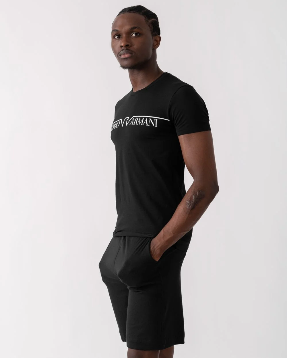 Emporio Armani Mens Crew Neck Loungewear T-Shirt 111035-4F516 - Image 3