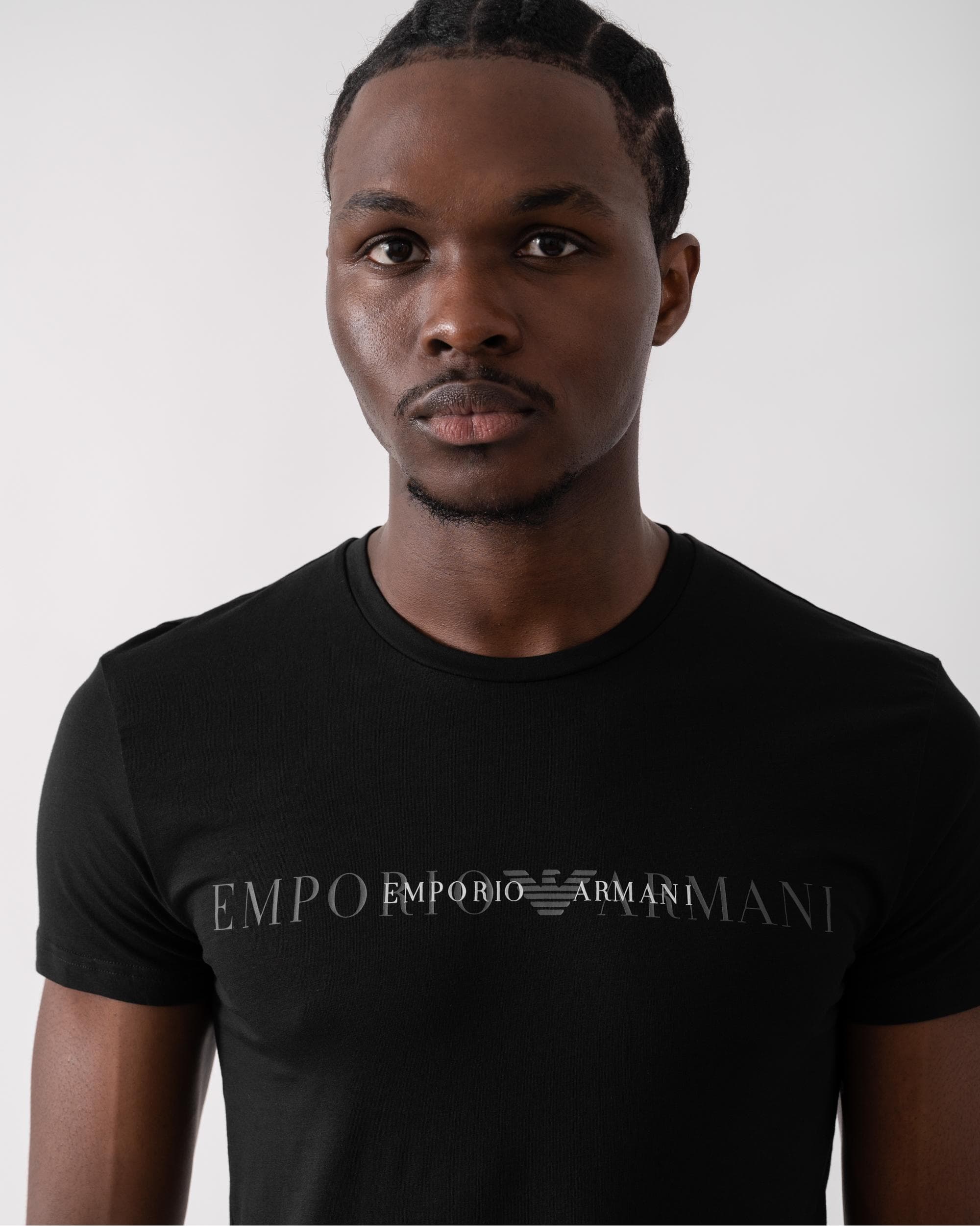 Emporio Armani Mens Crew Neck Loungewear T-Shirt 111035-4F729 - Image 2