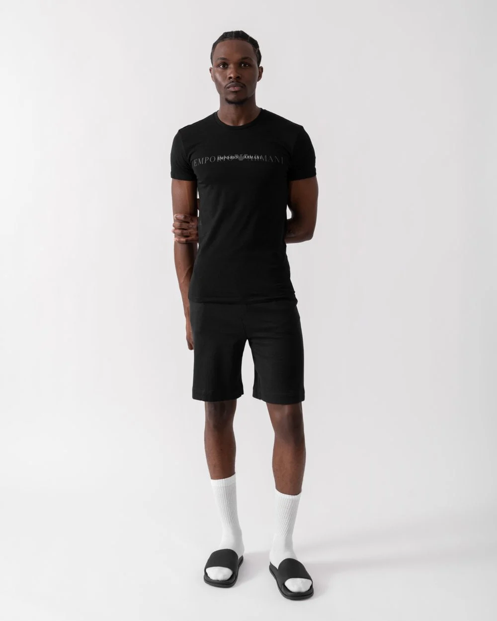 Emporio Armani Mens Crew Neck Loungewear T-Shirt 111035-4F729 - Image 4