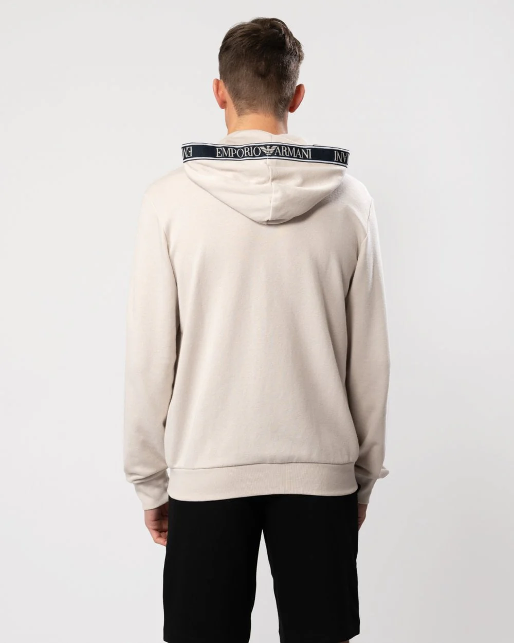 Emporio Armani Mens Eagle Logo Full Zip Hoodie - Image 4