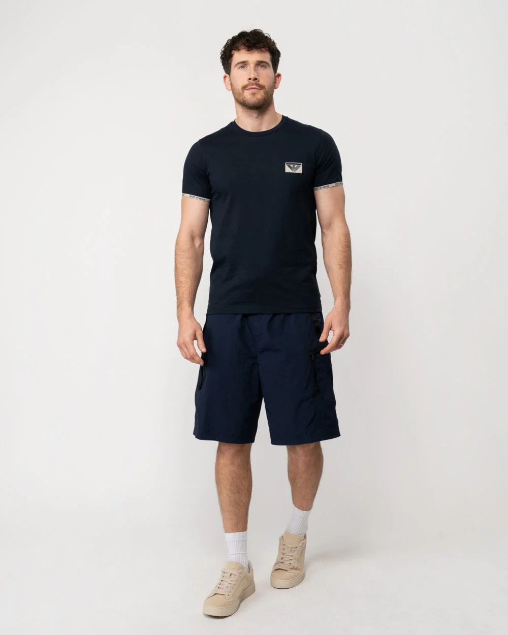 Emporio Armani Mens Eagle Logo Loungewear T-Shirt - Image 3