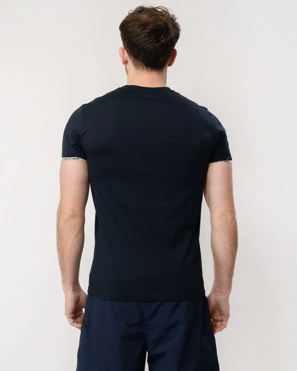 Emporio Armani Mens Eagle Logo Loungewear T-Shirt - Image 4