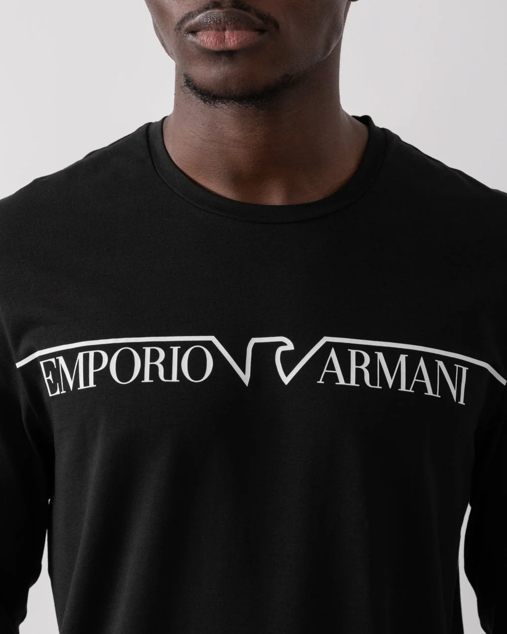 Emporio Armani Mens Knit Long Pyjamas - Image 6