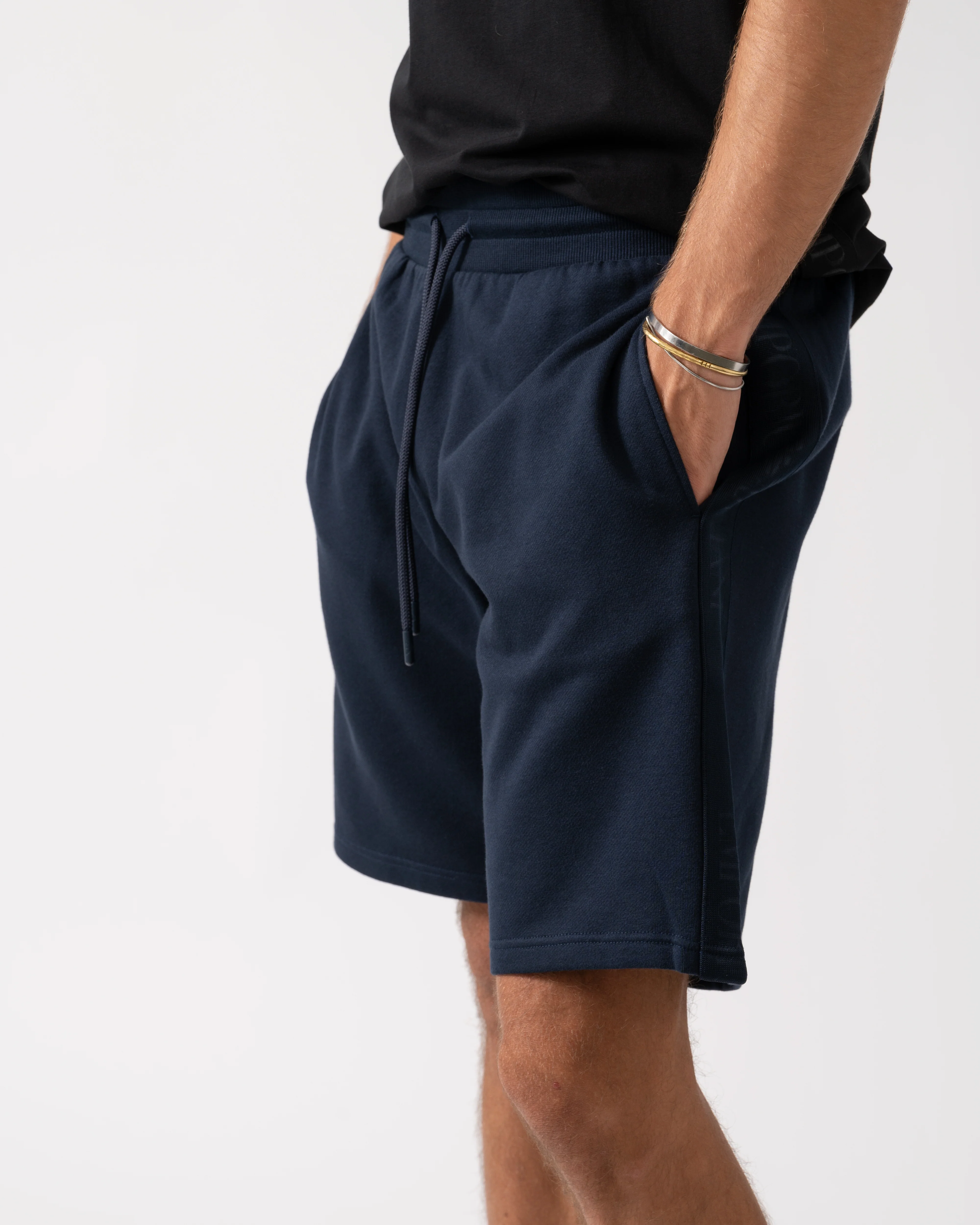 Emporio Armani Mens Loungewear Bermuda Shorts Armani Blue UB102 - Image 3