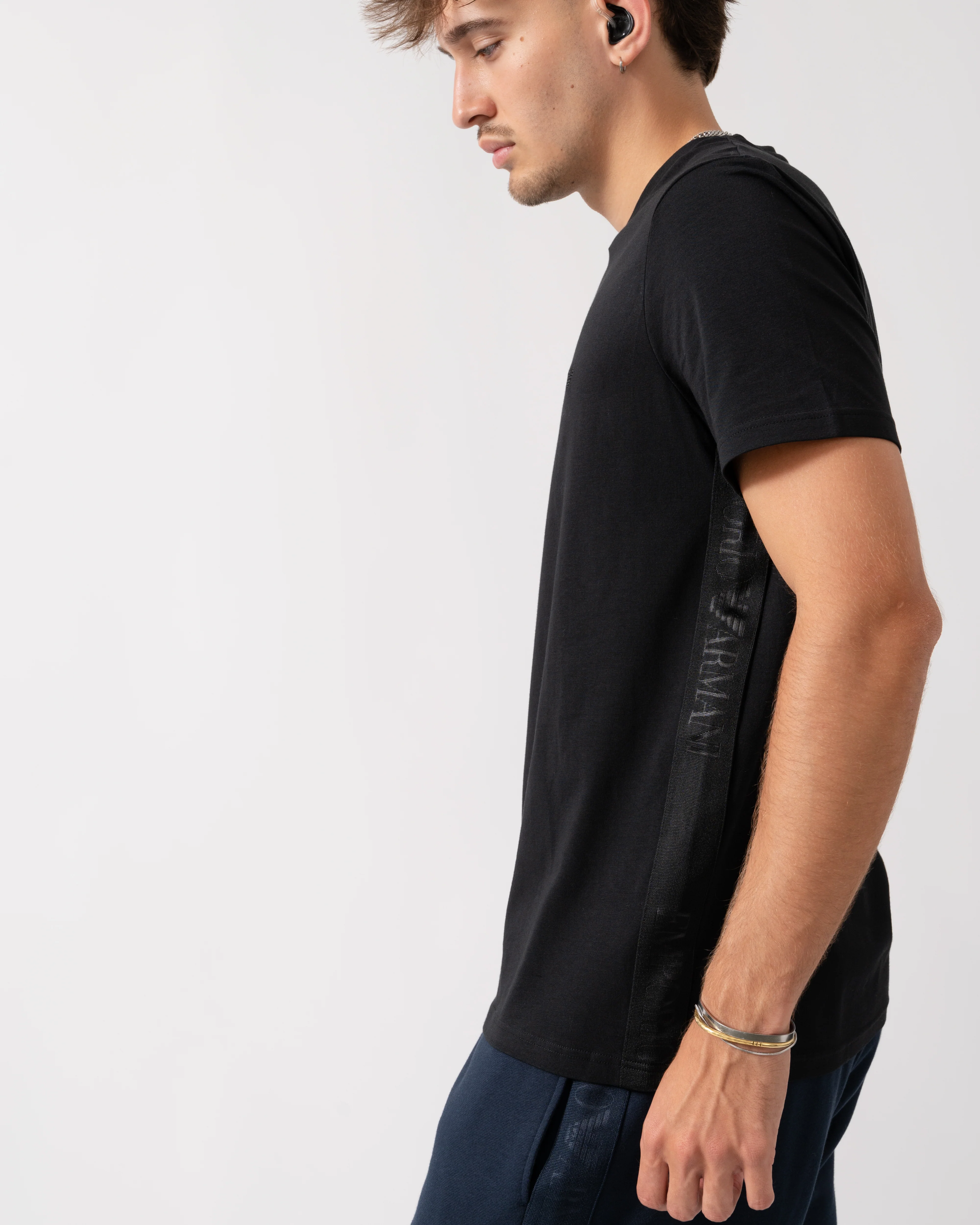 Emporio Armani Mens Top EM000377-AF15374 - Black UC001 - Image 2