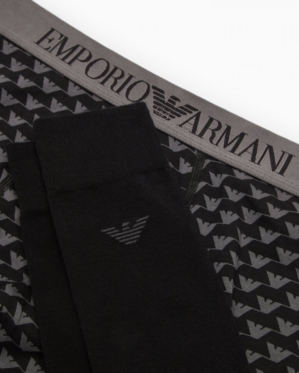 Emporio Armani Mens Trunks & Socks Set - Image 2
