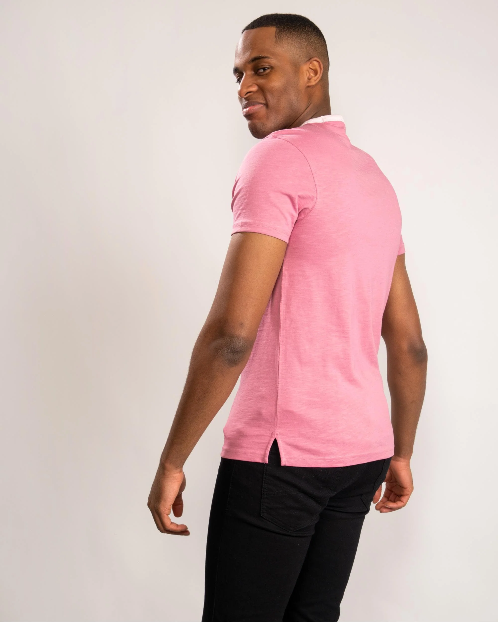Farah Groove Mens Crew Neck T-Shirt With Chest Pocket - Image 3