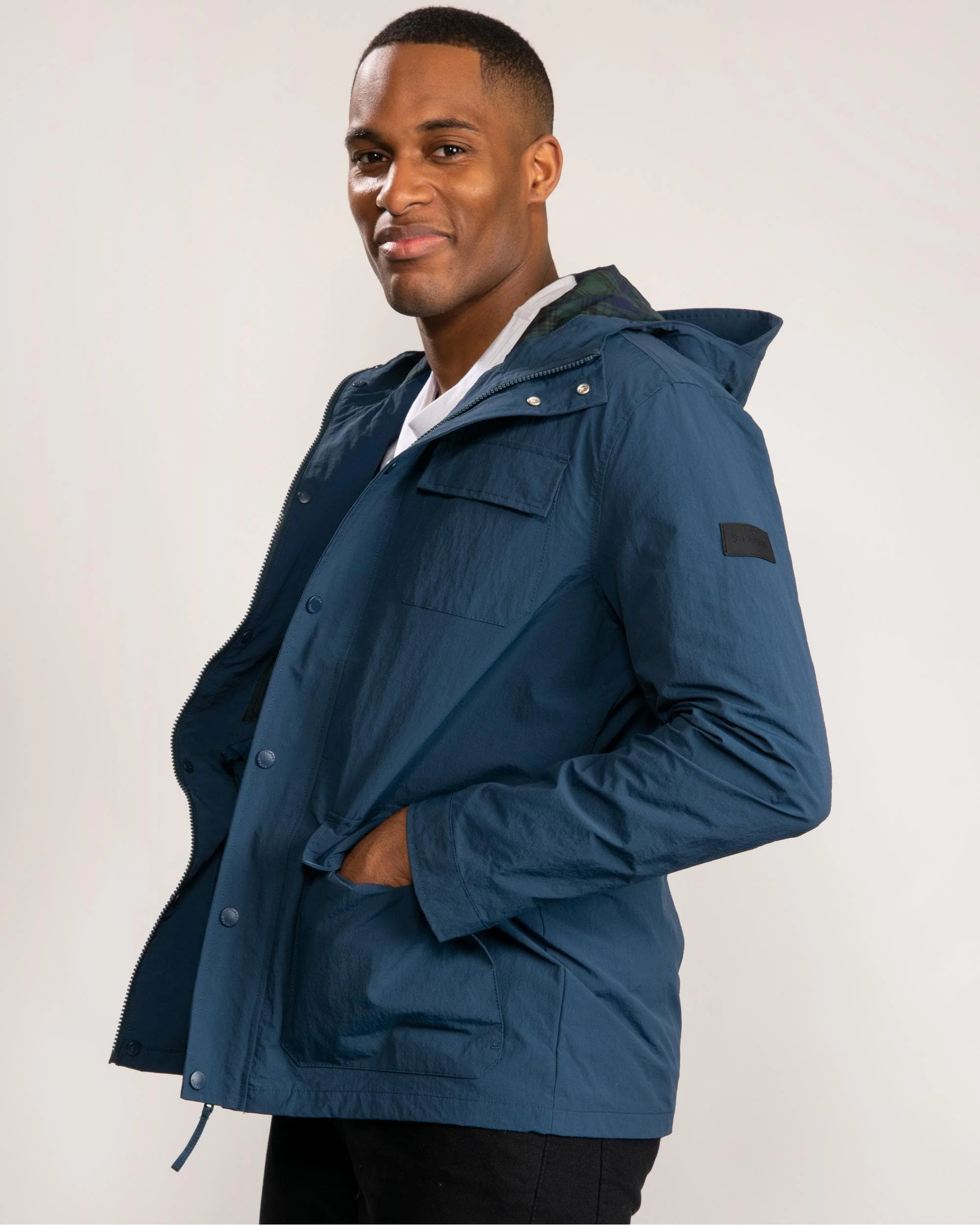 Farah Mens Hanley 3 Pocket Coat - Image 4