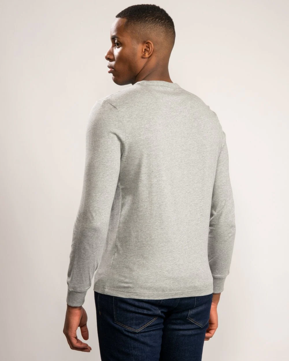 Farah Worth Mens Long Sleeve Crew Neck T-Shirt - Image 3