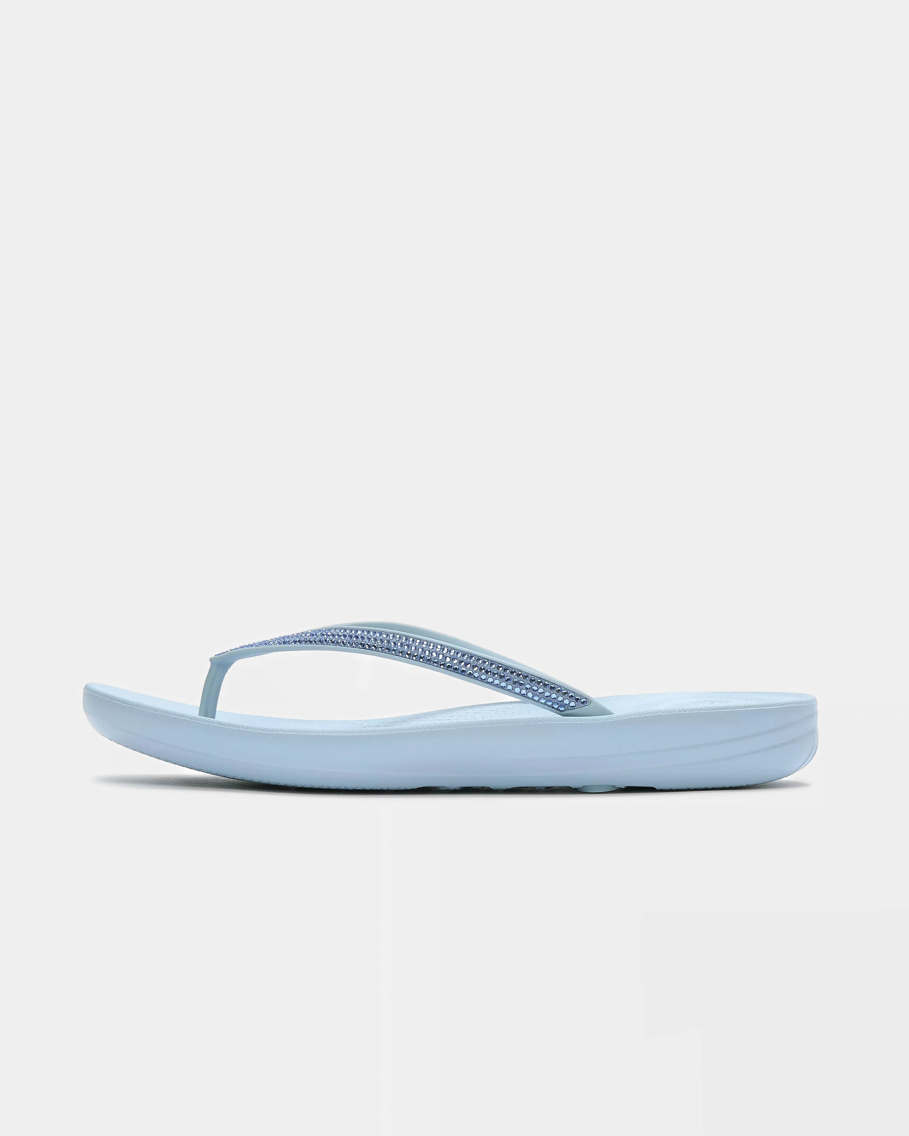 FitFlop IQushion Sparkle Womens Flip-Flop - Cloudy Blue D50