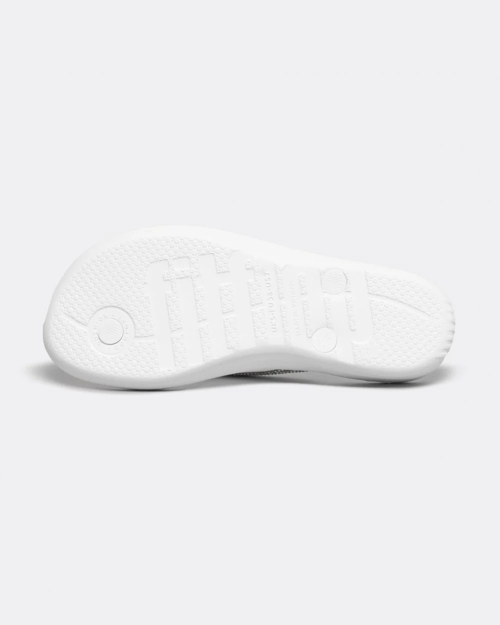FitFlop IQushion Sparkle Womens Flip-Flop - Urban White 194 - Image 4