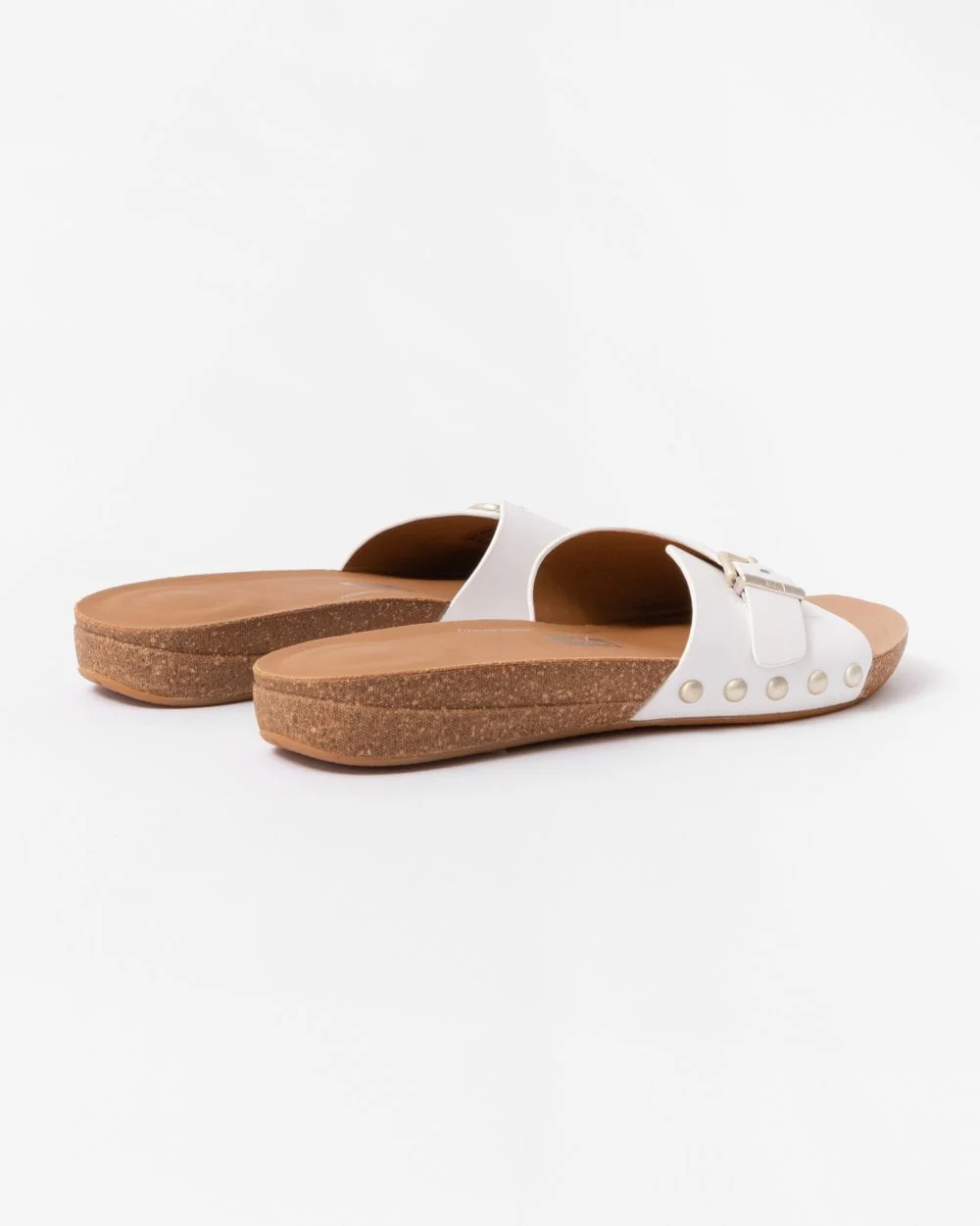 FitFlop IQushion Womens Adjustable Buckle Leather Slides - Image 4