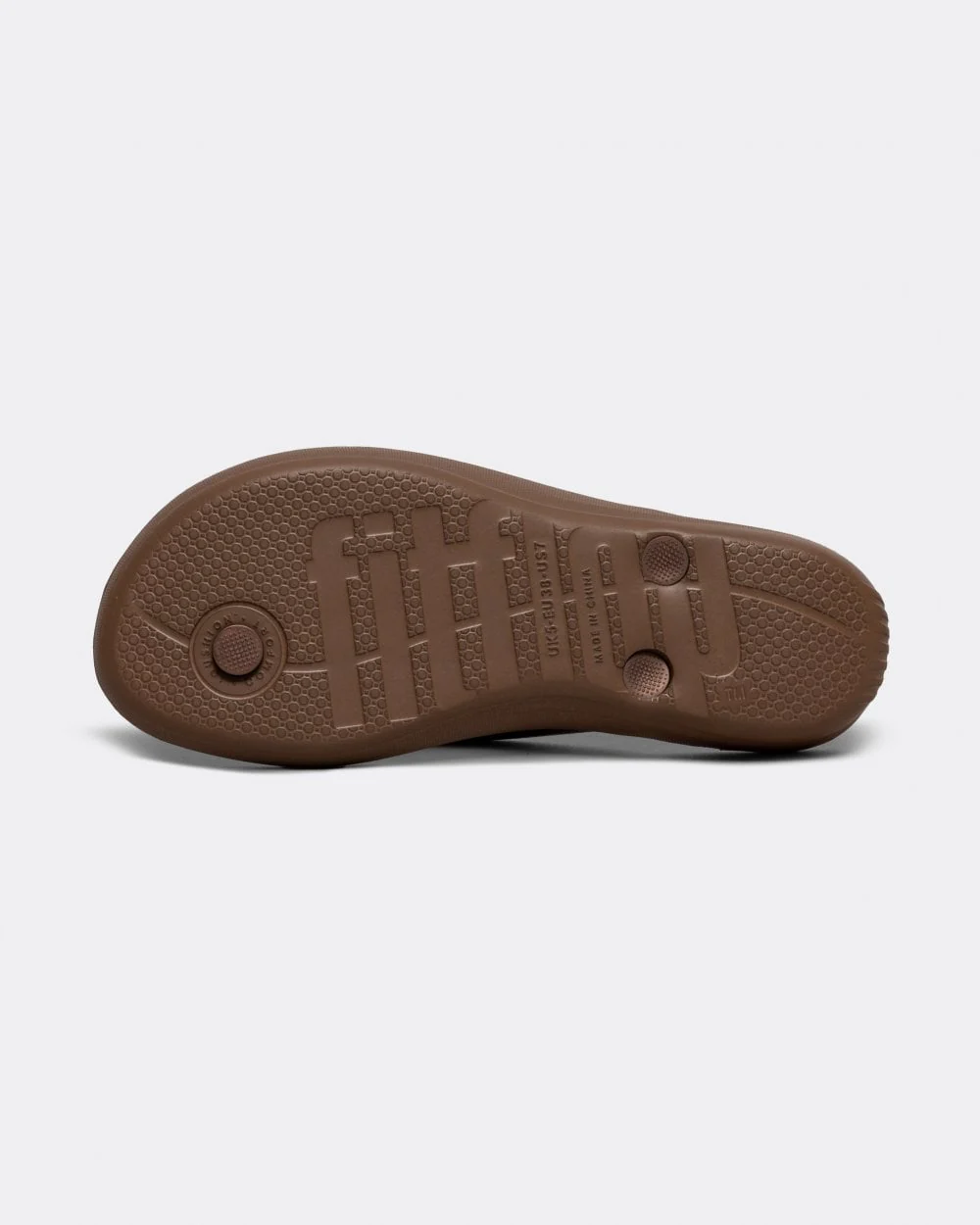 FitFlop Iqushion Womens Ergonomic Flip-Flops - Bronze 012 - Image 4