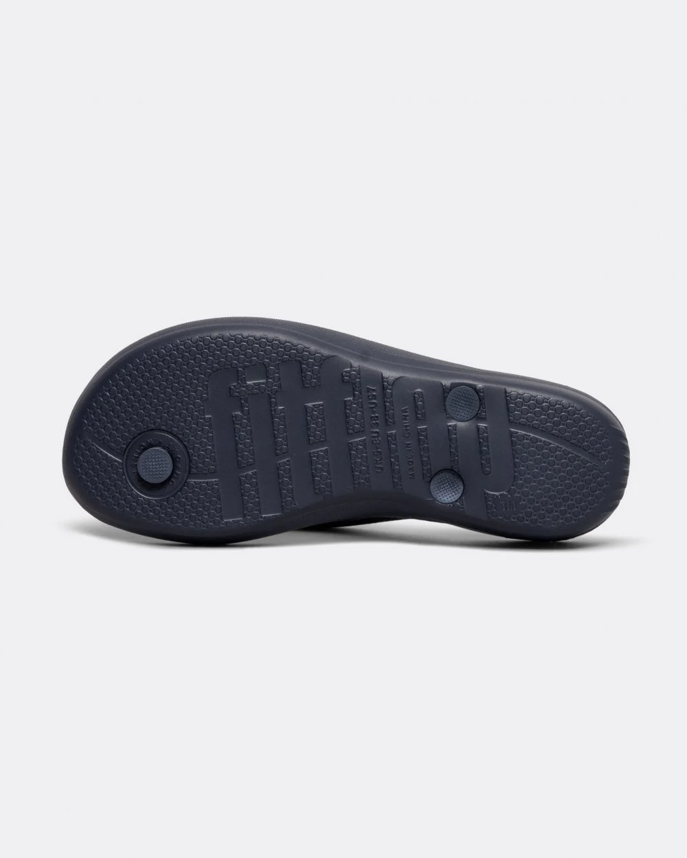 FitFlop Iqushion Womens Ergonomic Flip-Flops - Midnight Navy 399 - Image 4