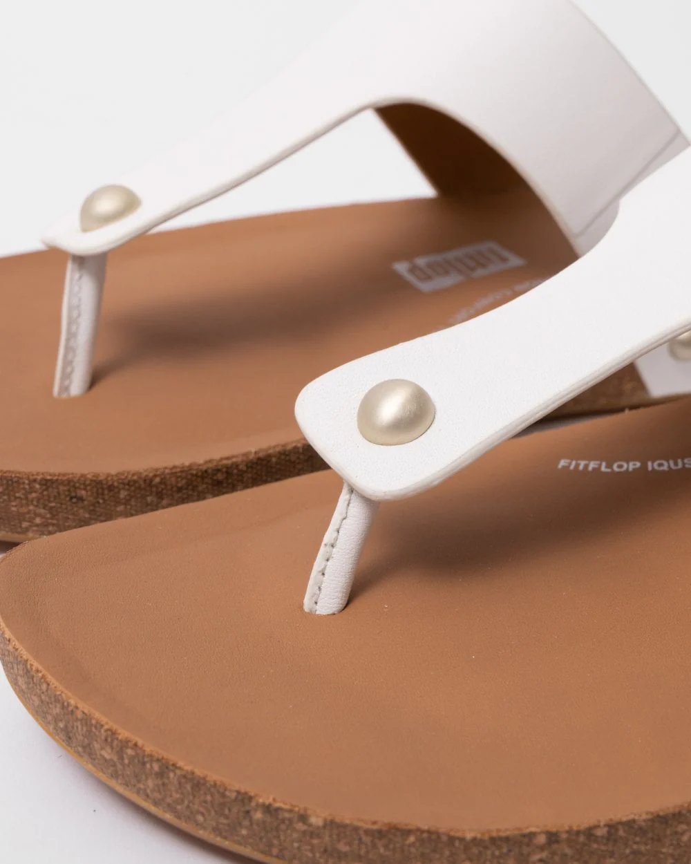 FitFlop IQushion Womens Leather Toe-Post Sandals - Image 5